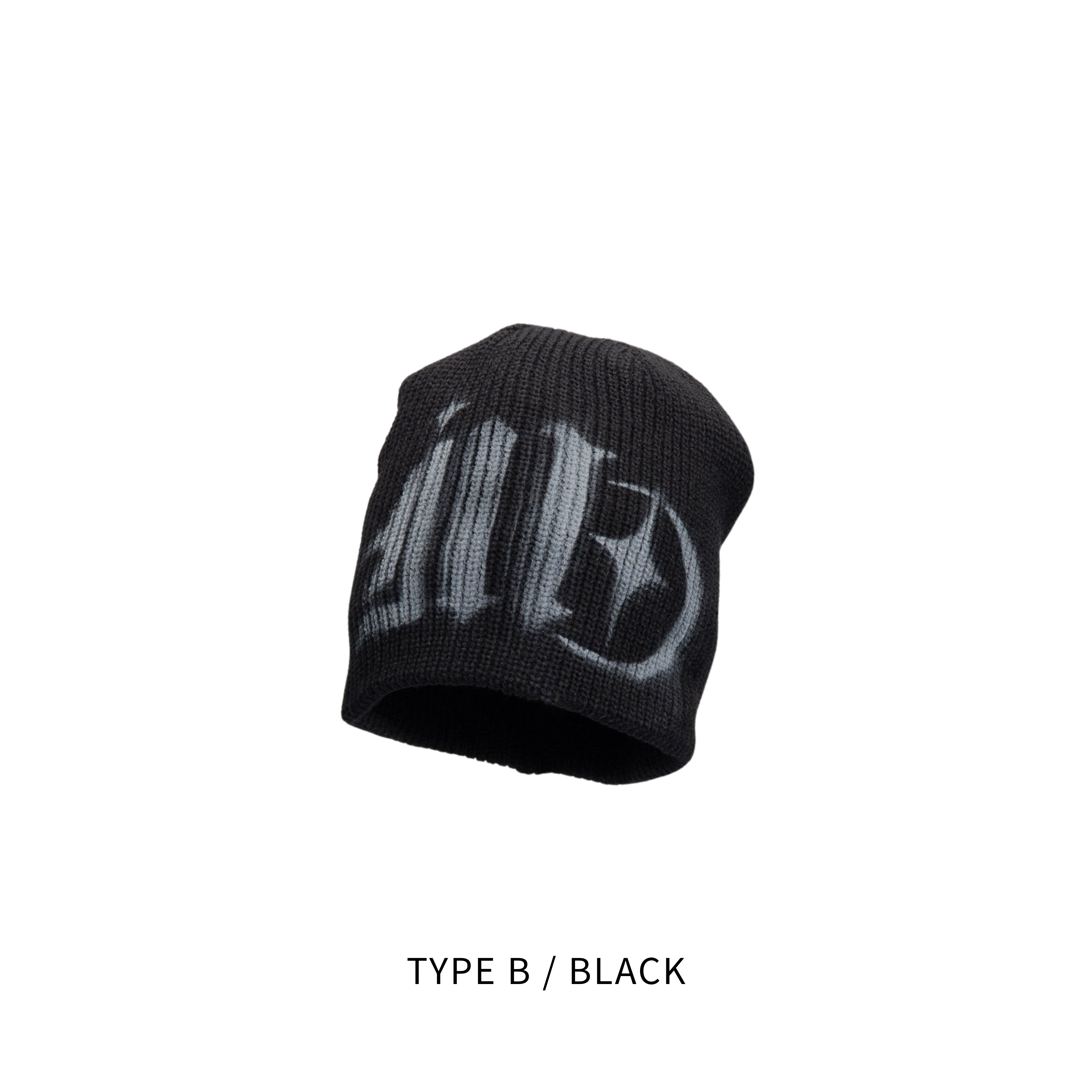 SCRIPT KNIT BEANIE