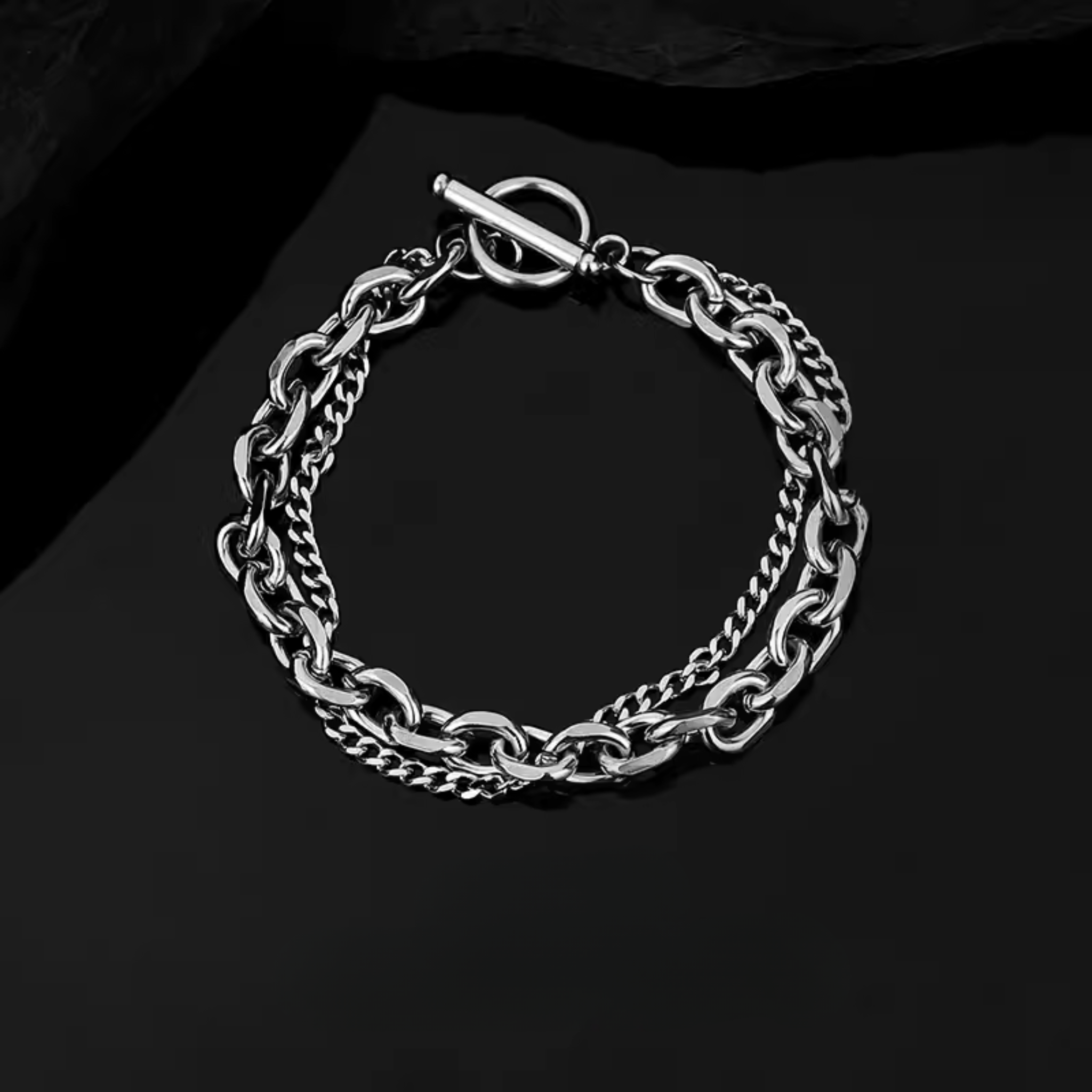 LOCK DOUBLE BRACELET