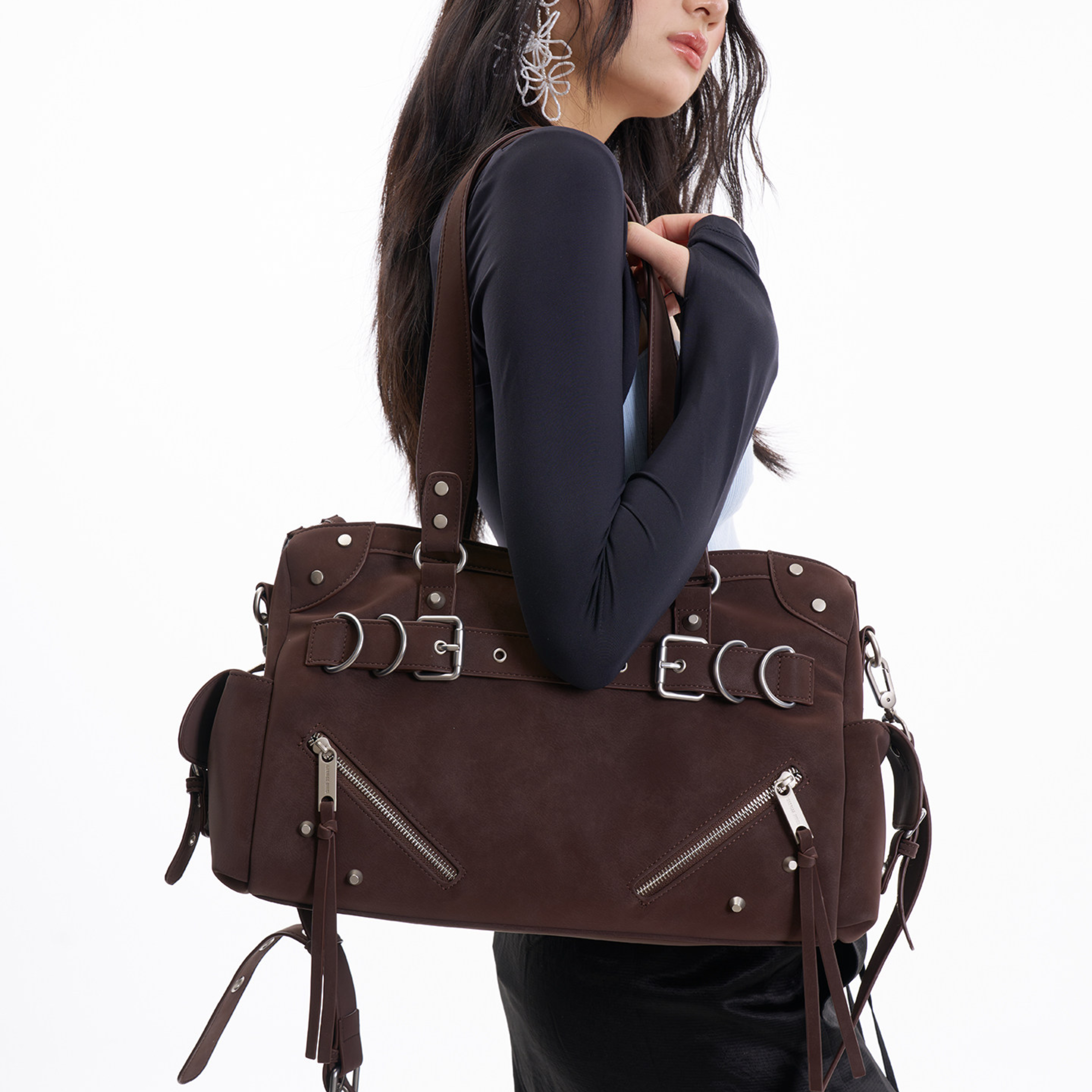 GRUNGE BELT SHOULDER BAG