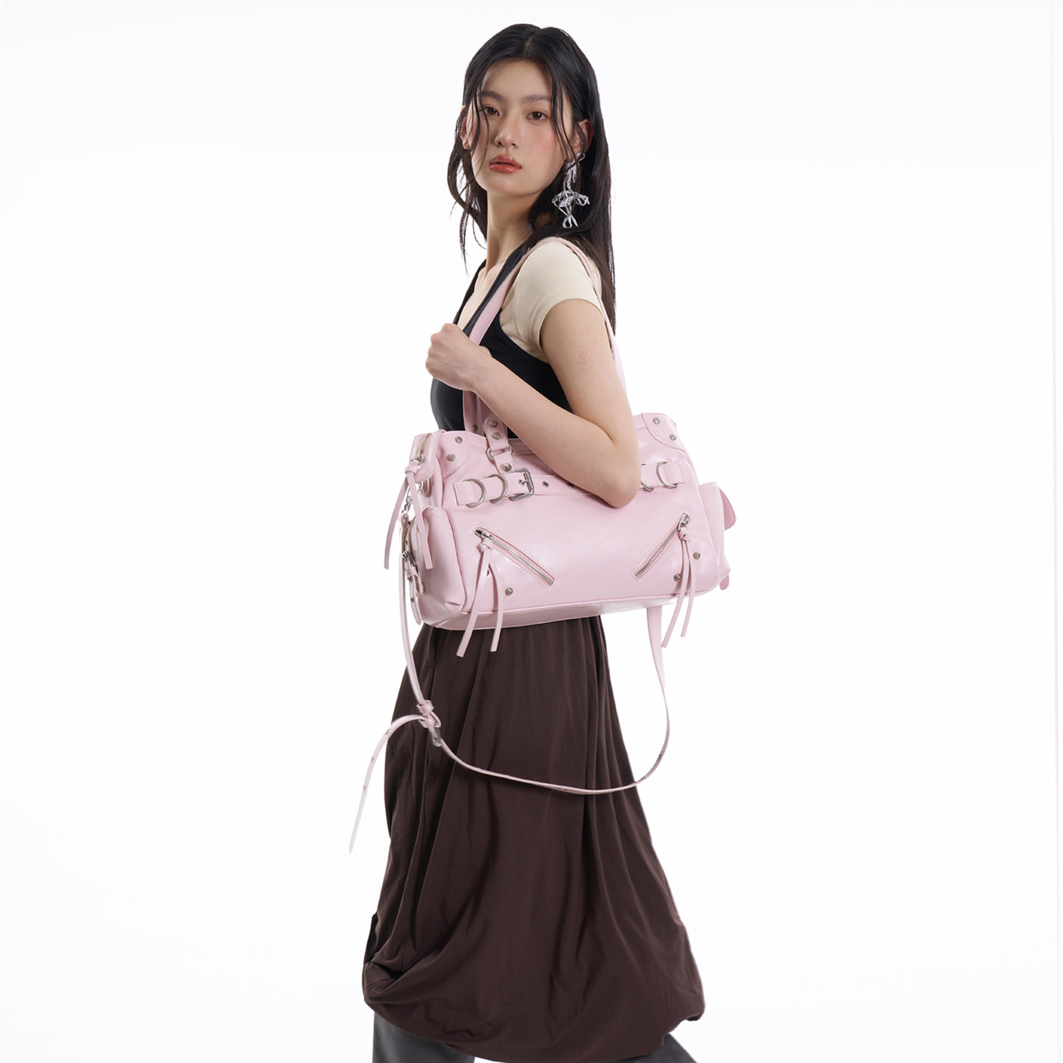 GRUNGE BELT SHOULDER BAG