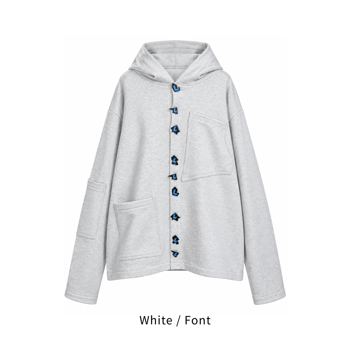 Hooded cardigan