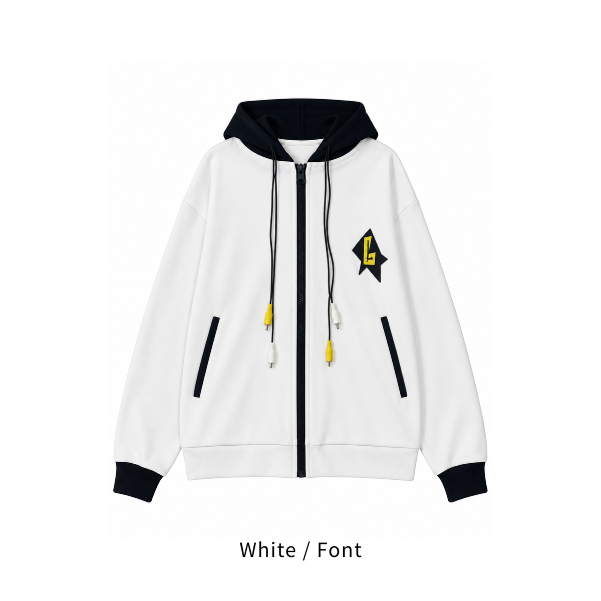 Hooded track jacket
