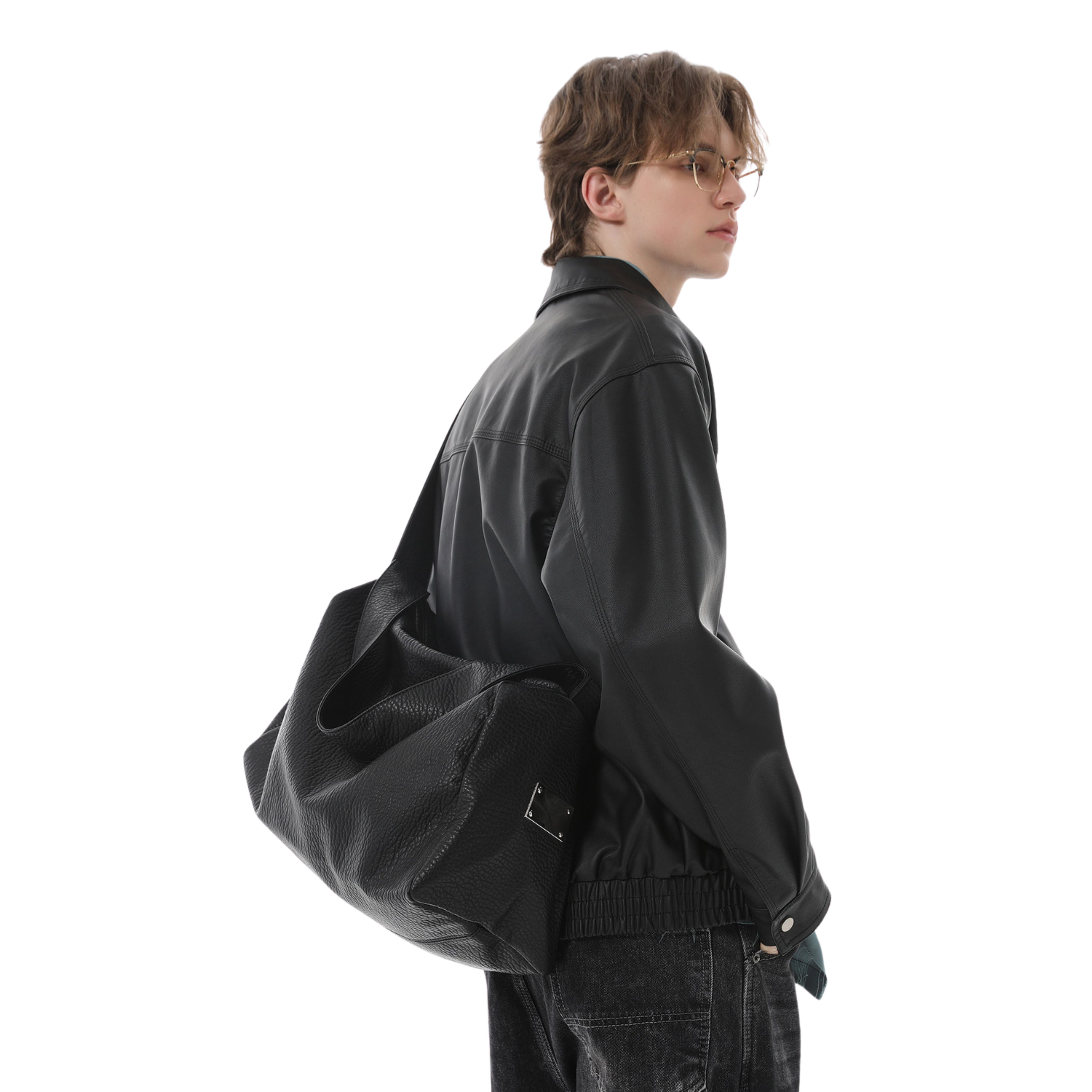 2WAY OVERSIZED SLOUCH SHOULDER BAG