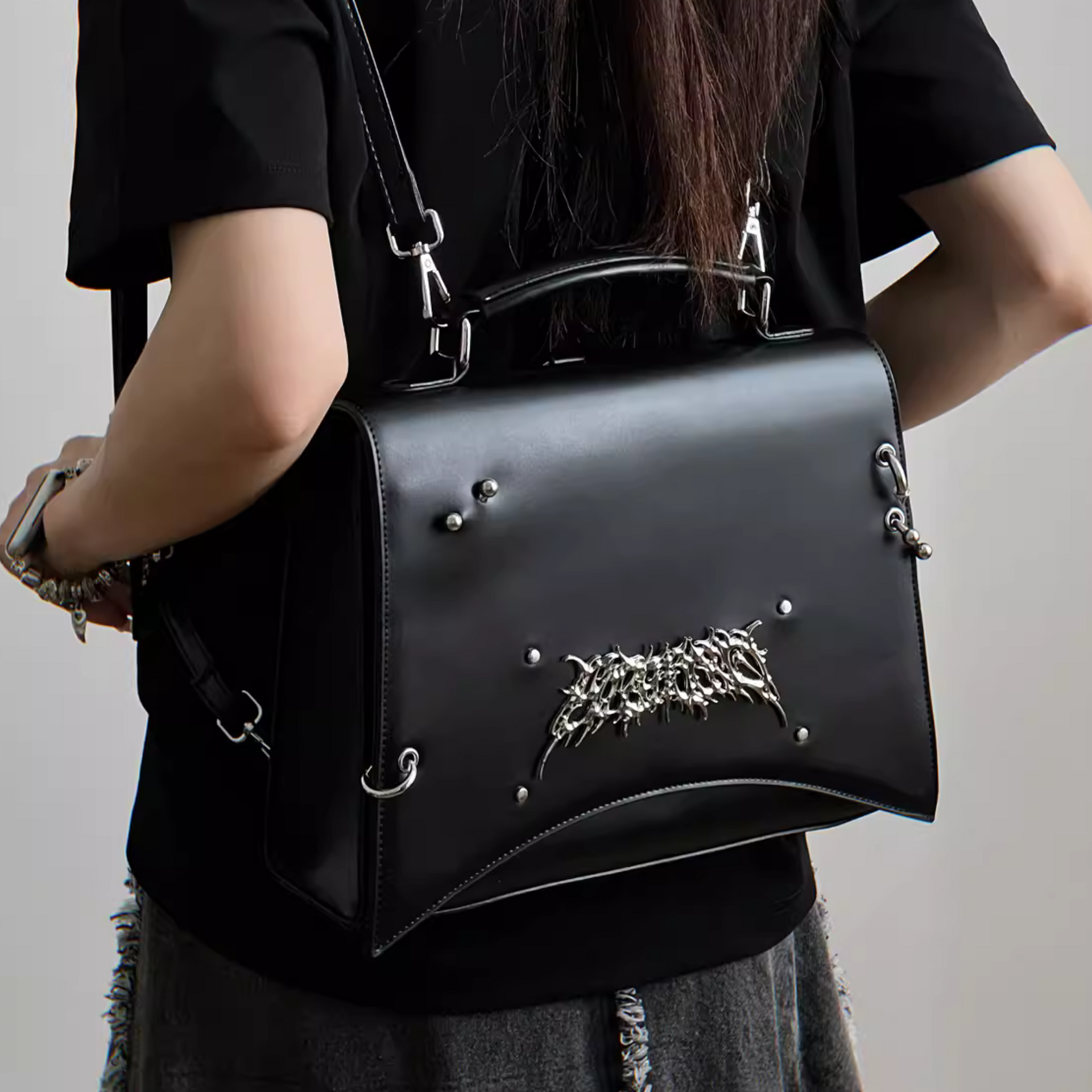 3WAY Y2K METALLIC BAG