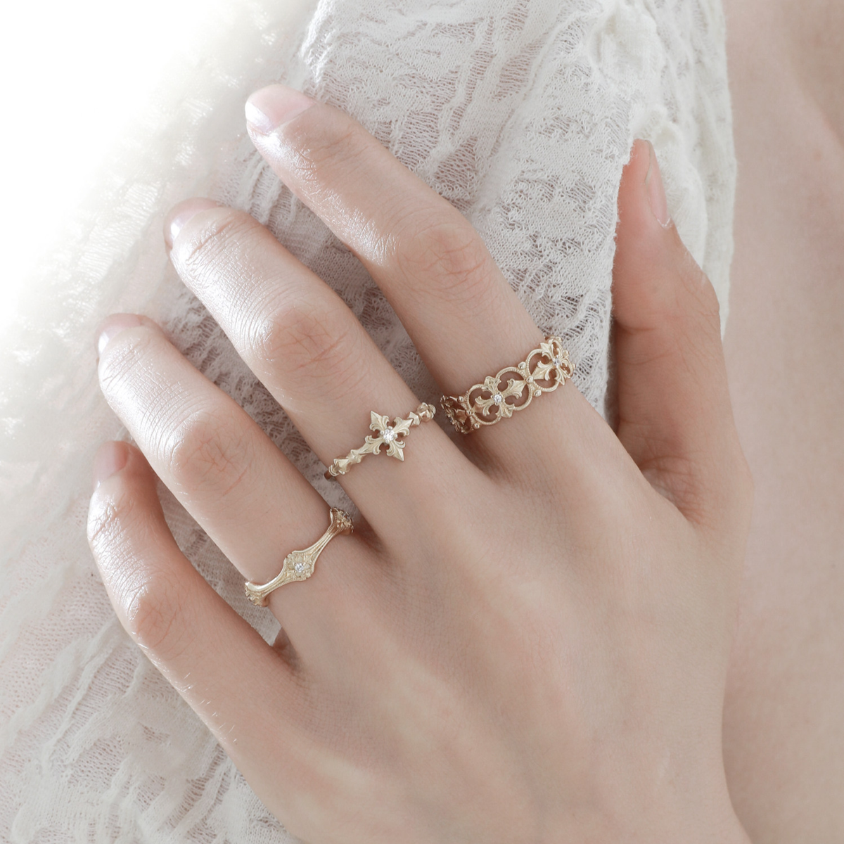 S925 ROYAL SIGNET CROSS RING