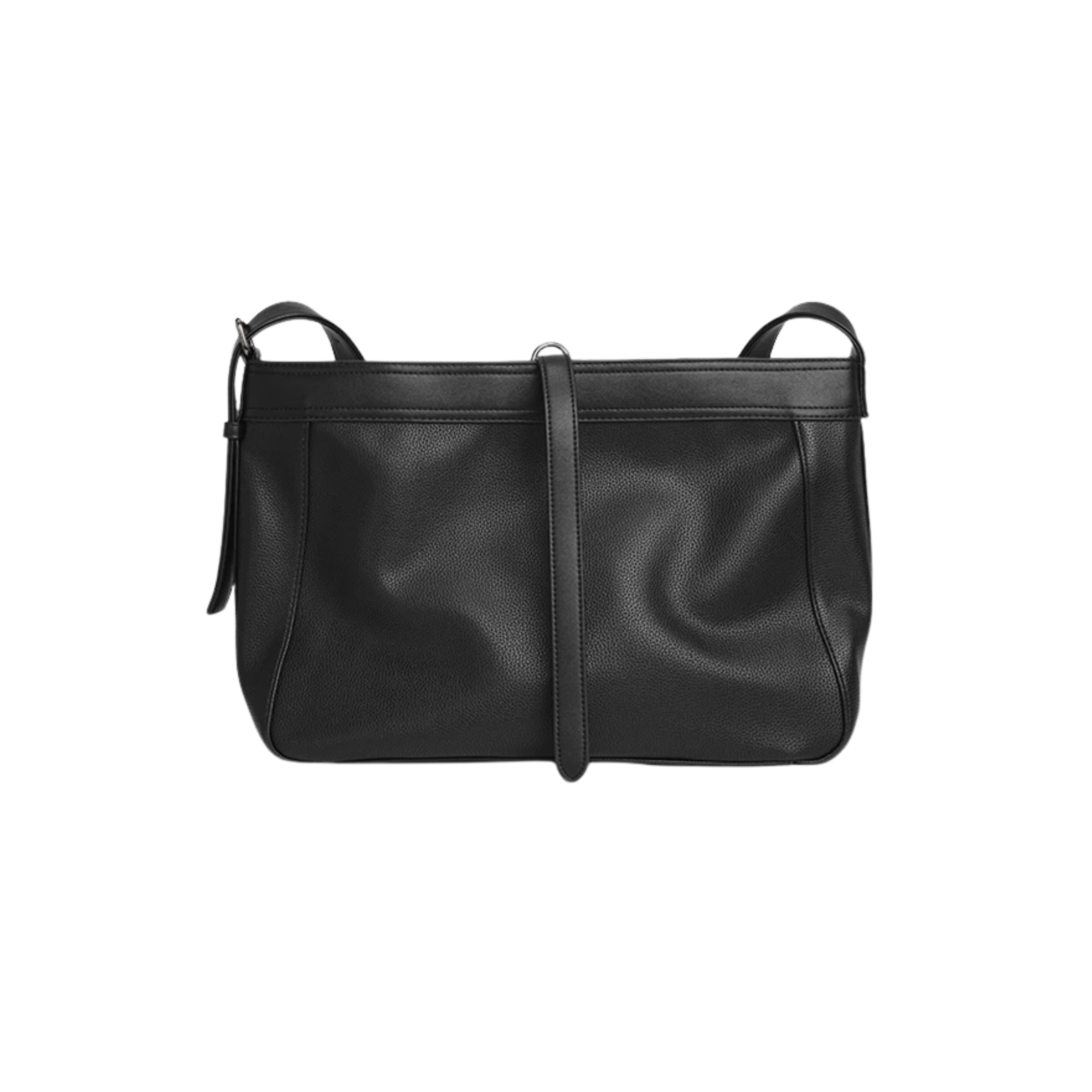 BELTED WIDE SHOULDER BAG