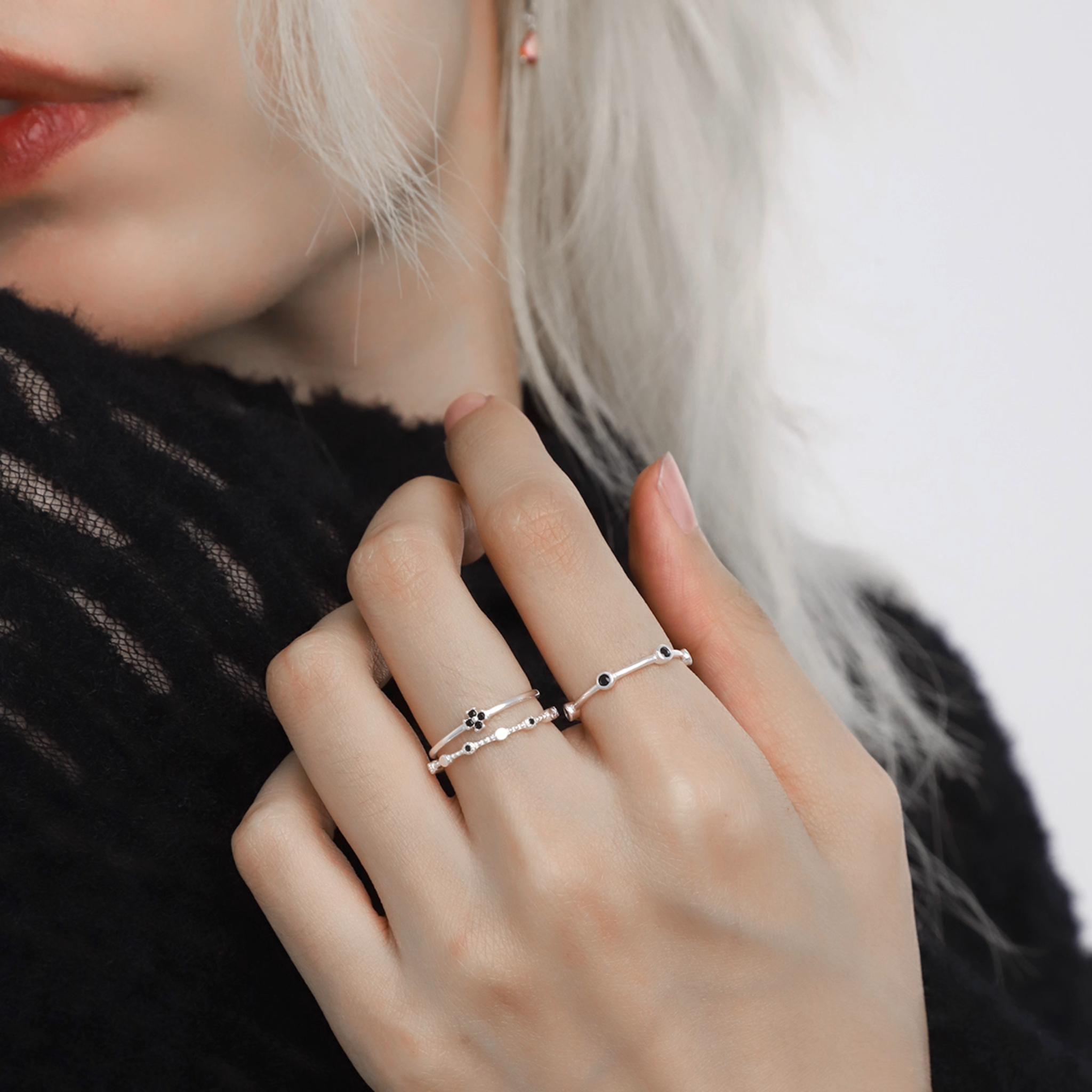 TRIPLE EDGE RING SET
