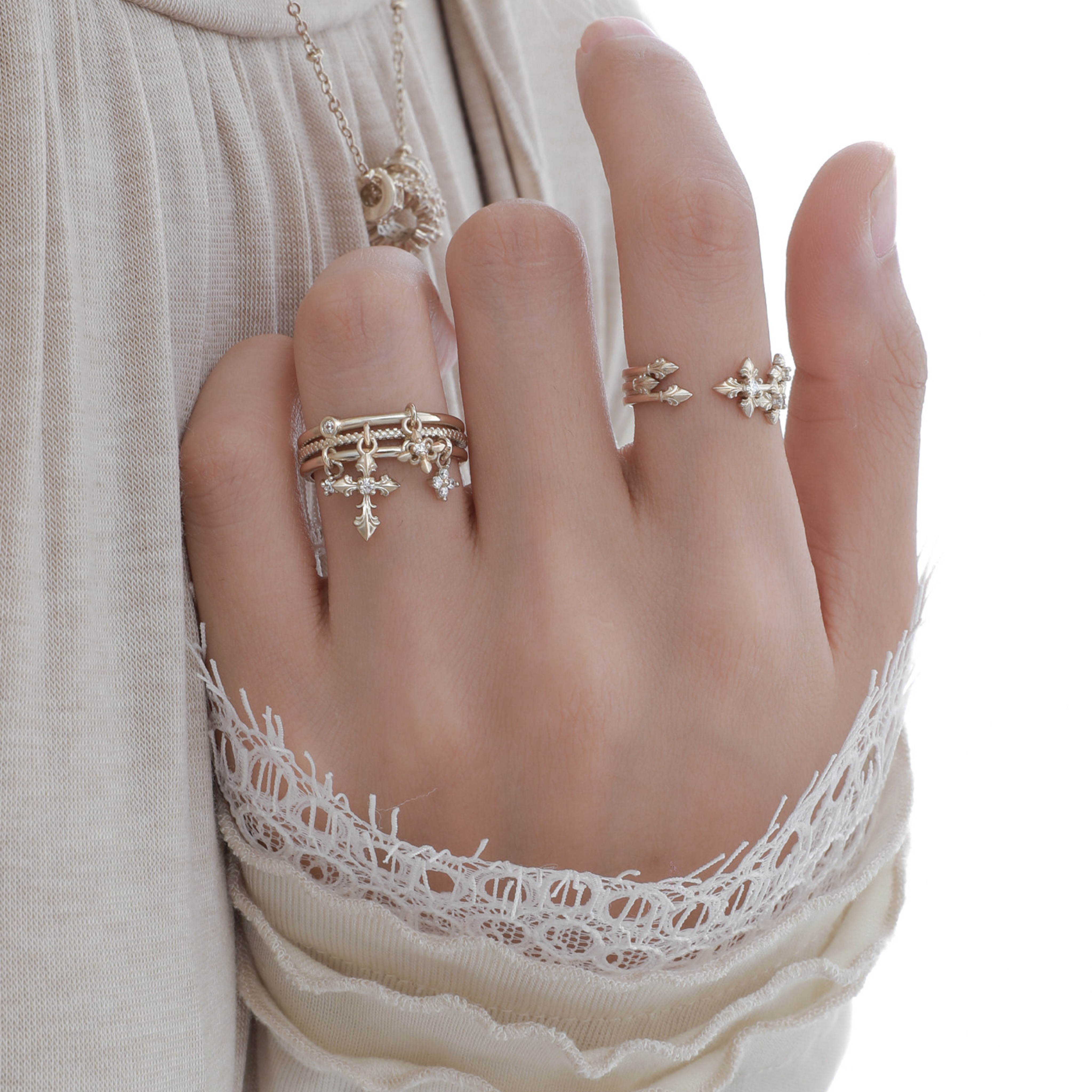 ROYAL SIGNET RING[SET ITEM]