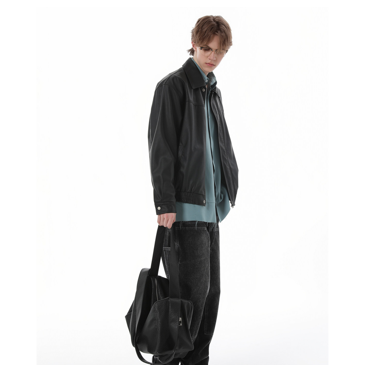 2WAY OVERSIZED SLOUCH SHOULDER BAG