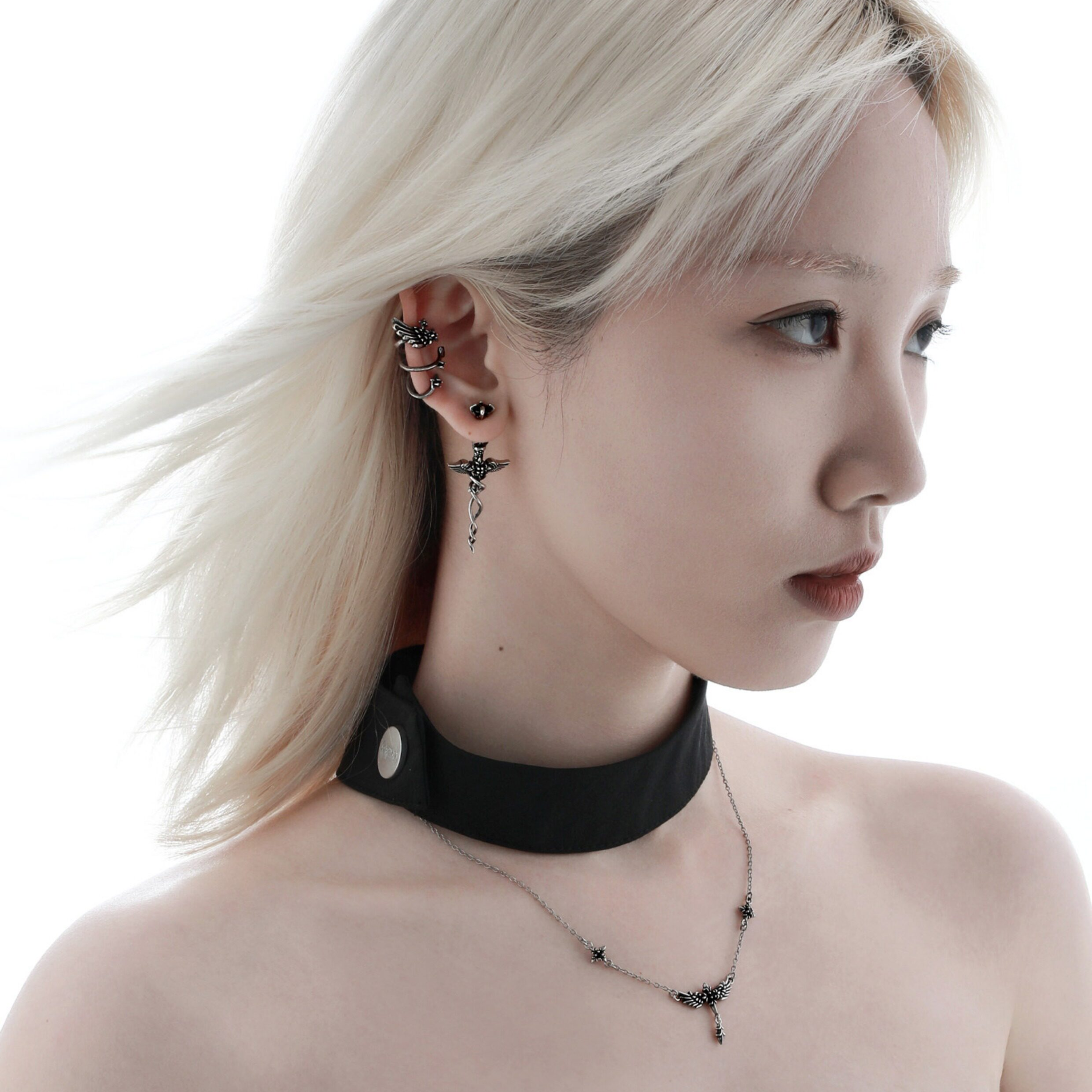 WING CROSS NECKLACE