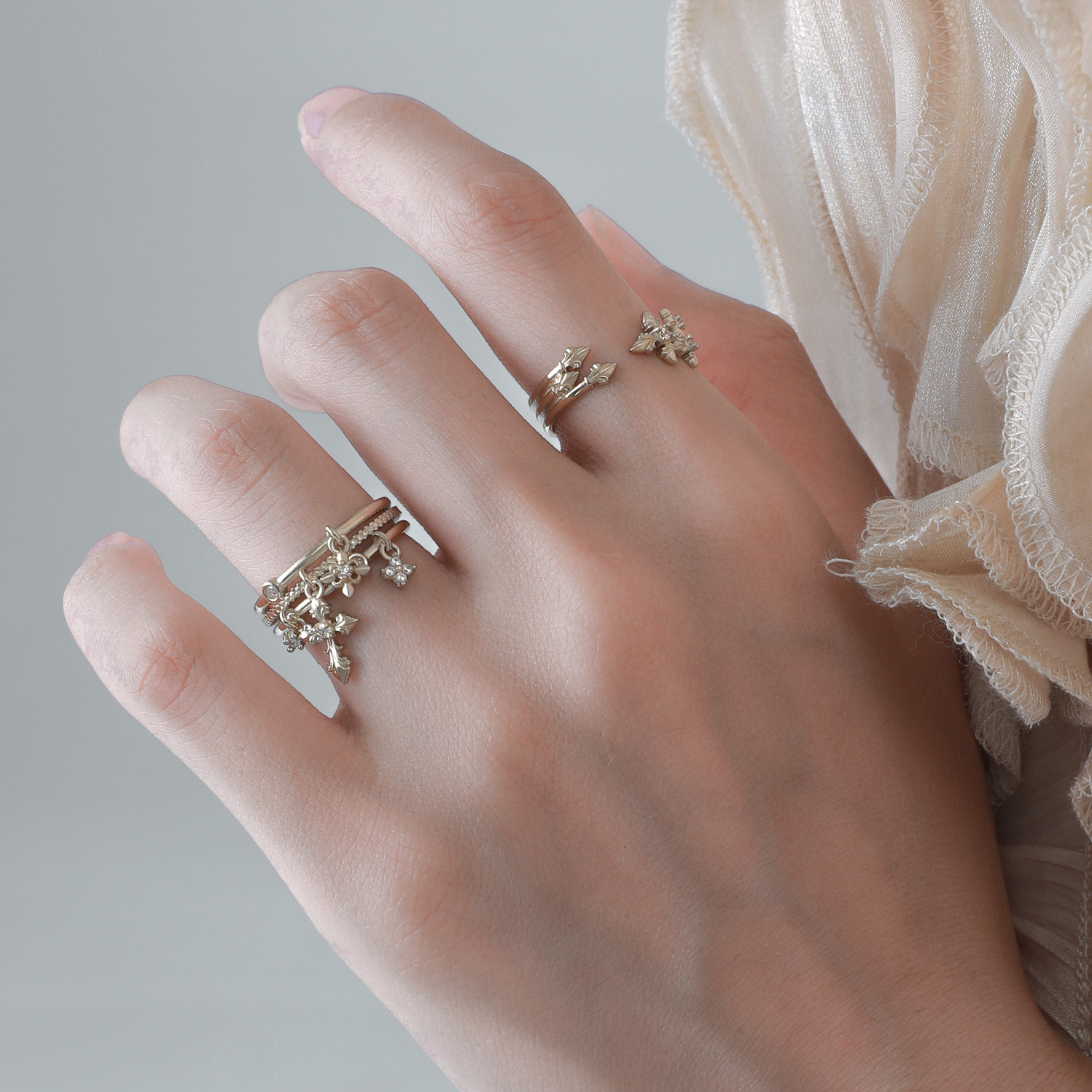 ROYAL SIGNET RING[SET ITEM]