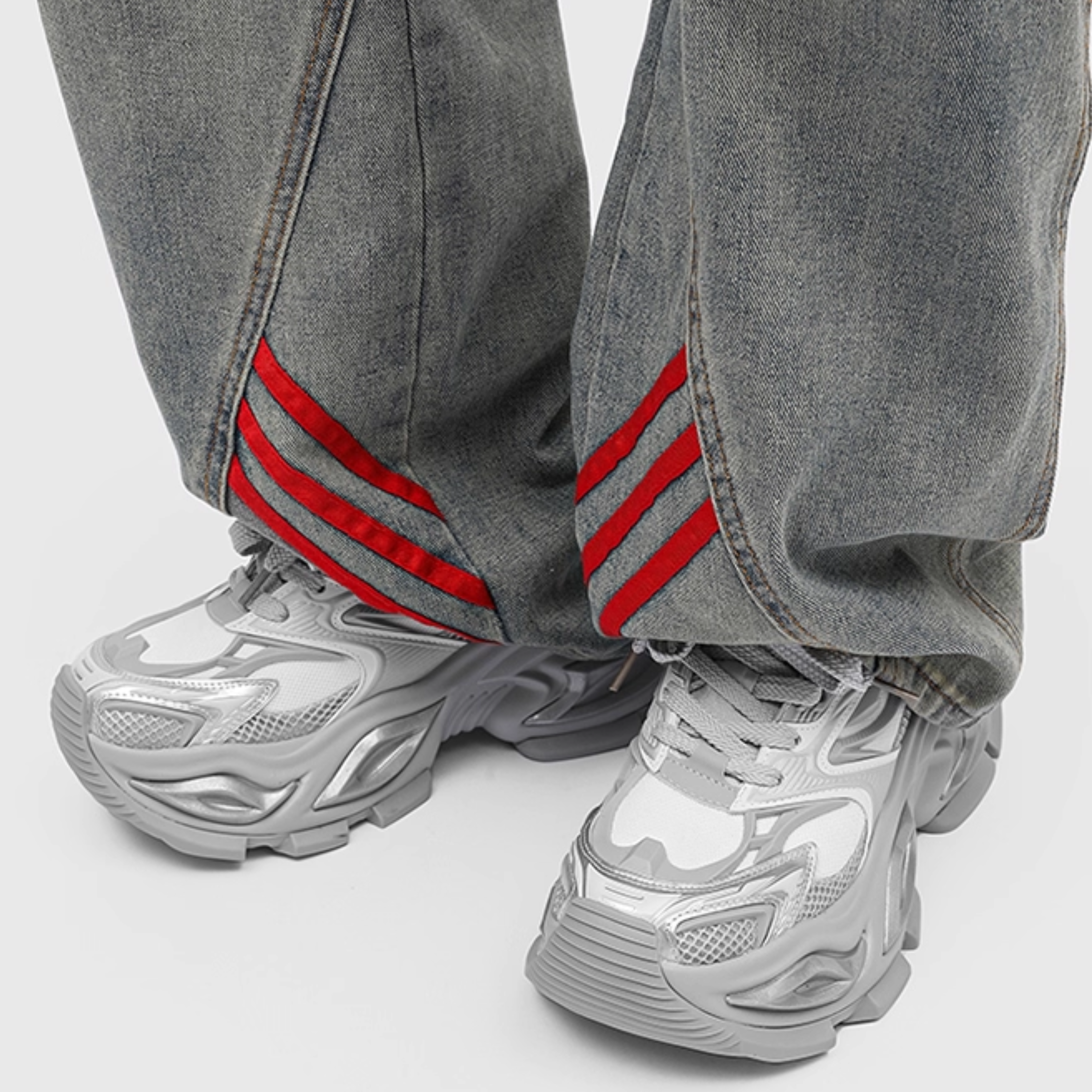 NEO WAVE CHUNKY SNEAKERS / GREY×WHITE