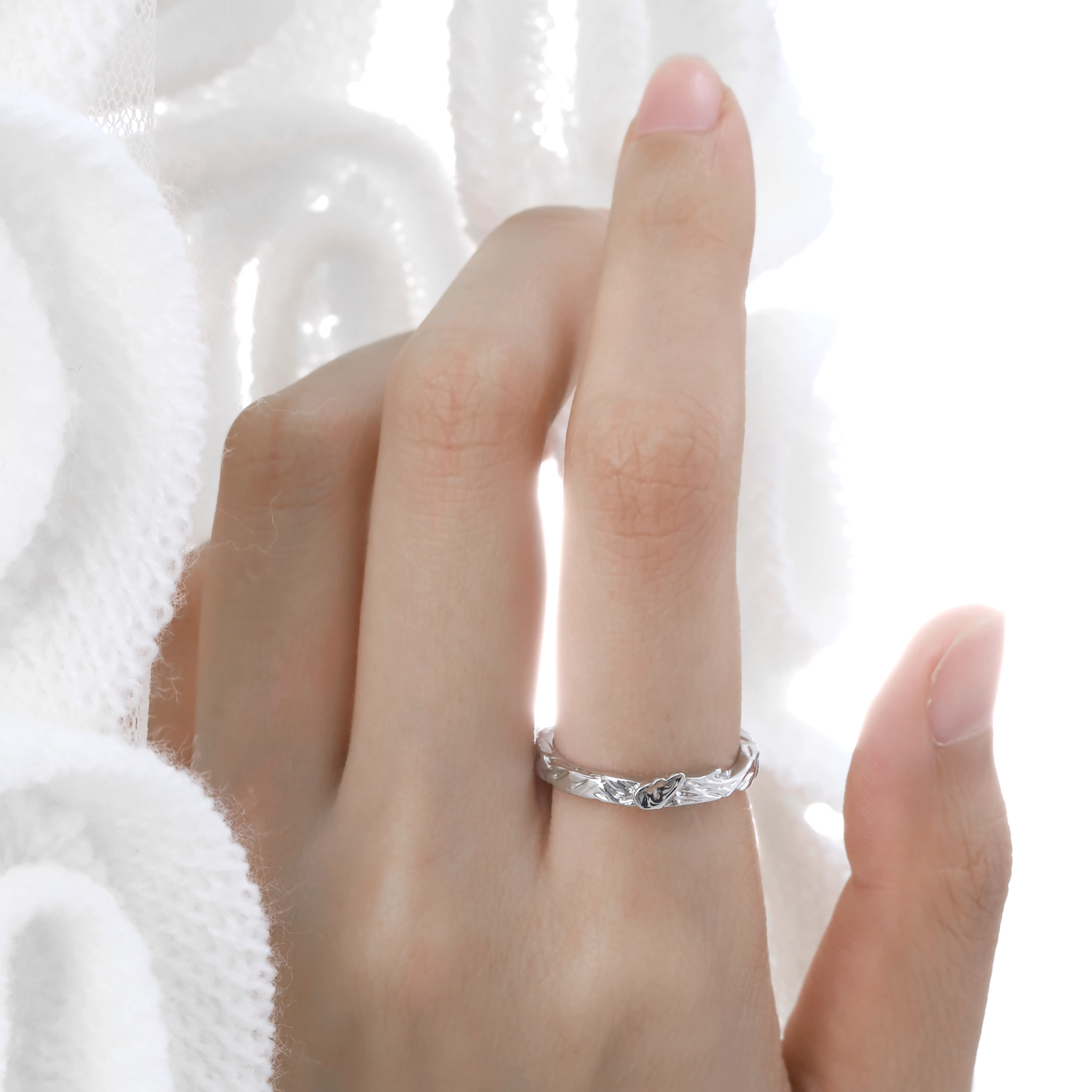MERGING WINGS RING SET