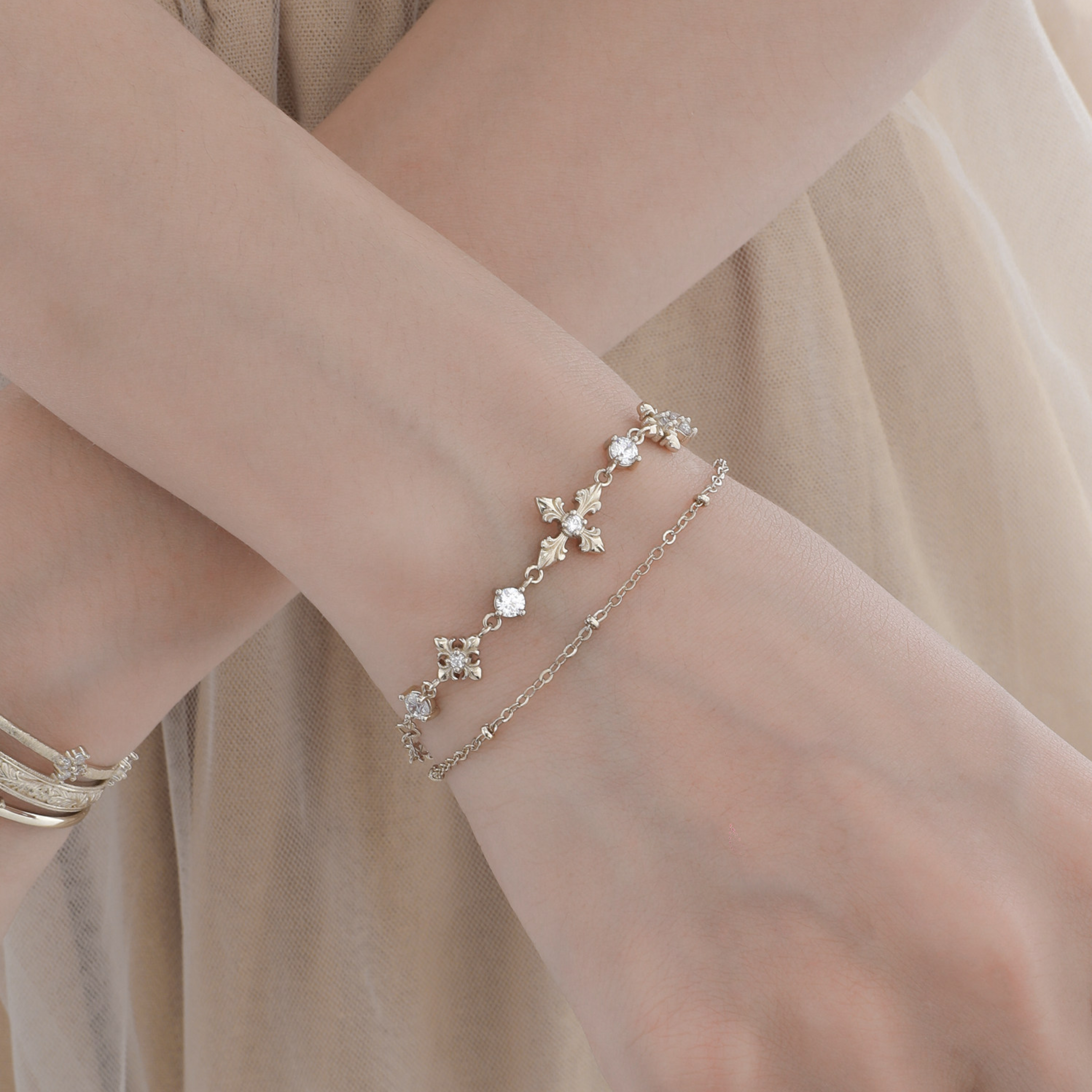 ROYAL SIGNET BRACELET[SET ITEM]