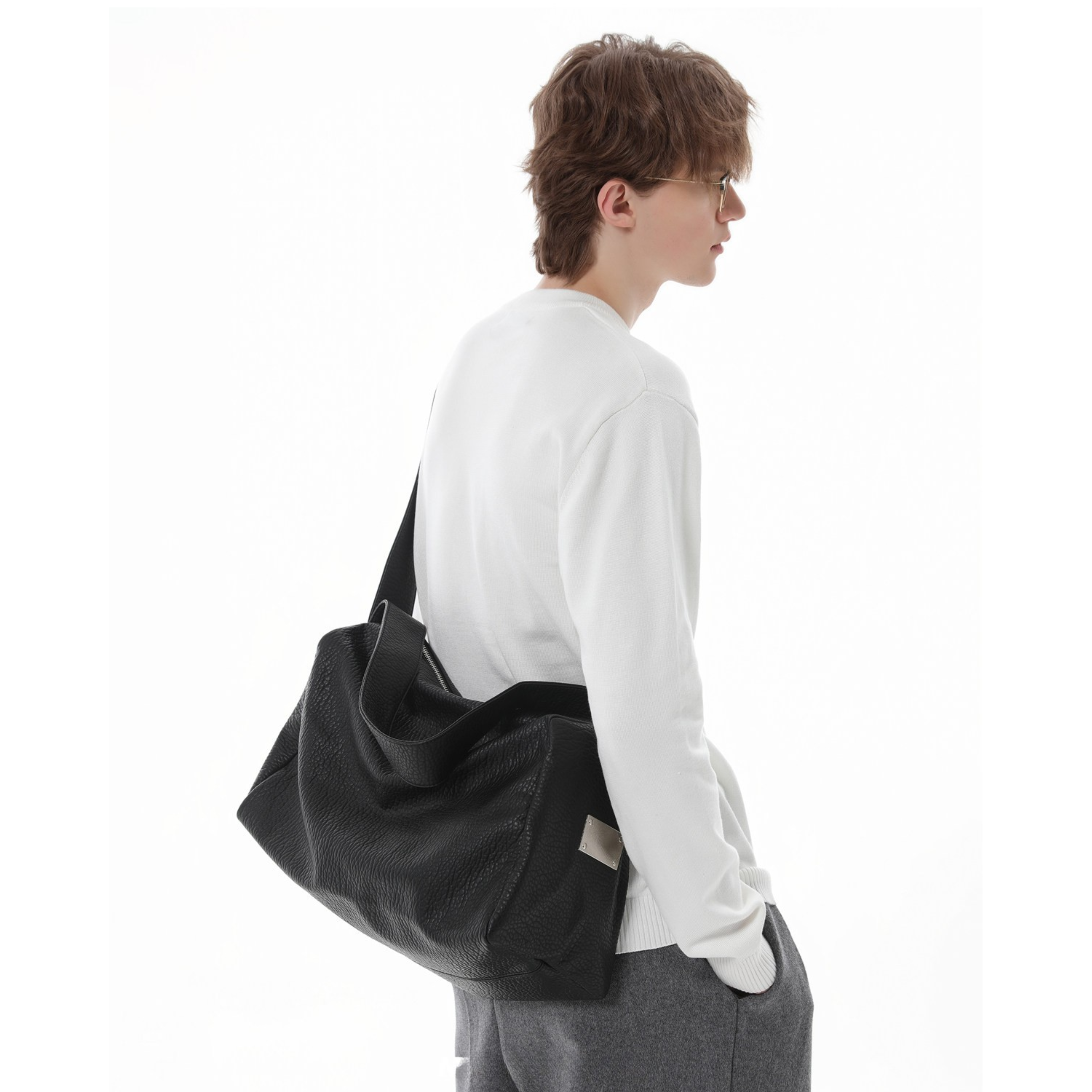 2WAY OVERSIZED SLOUCH SHOULDER BAG