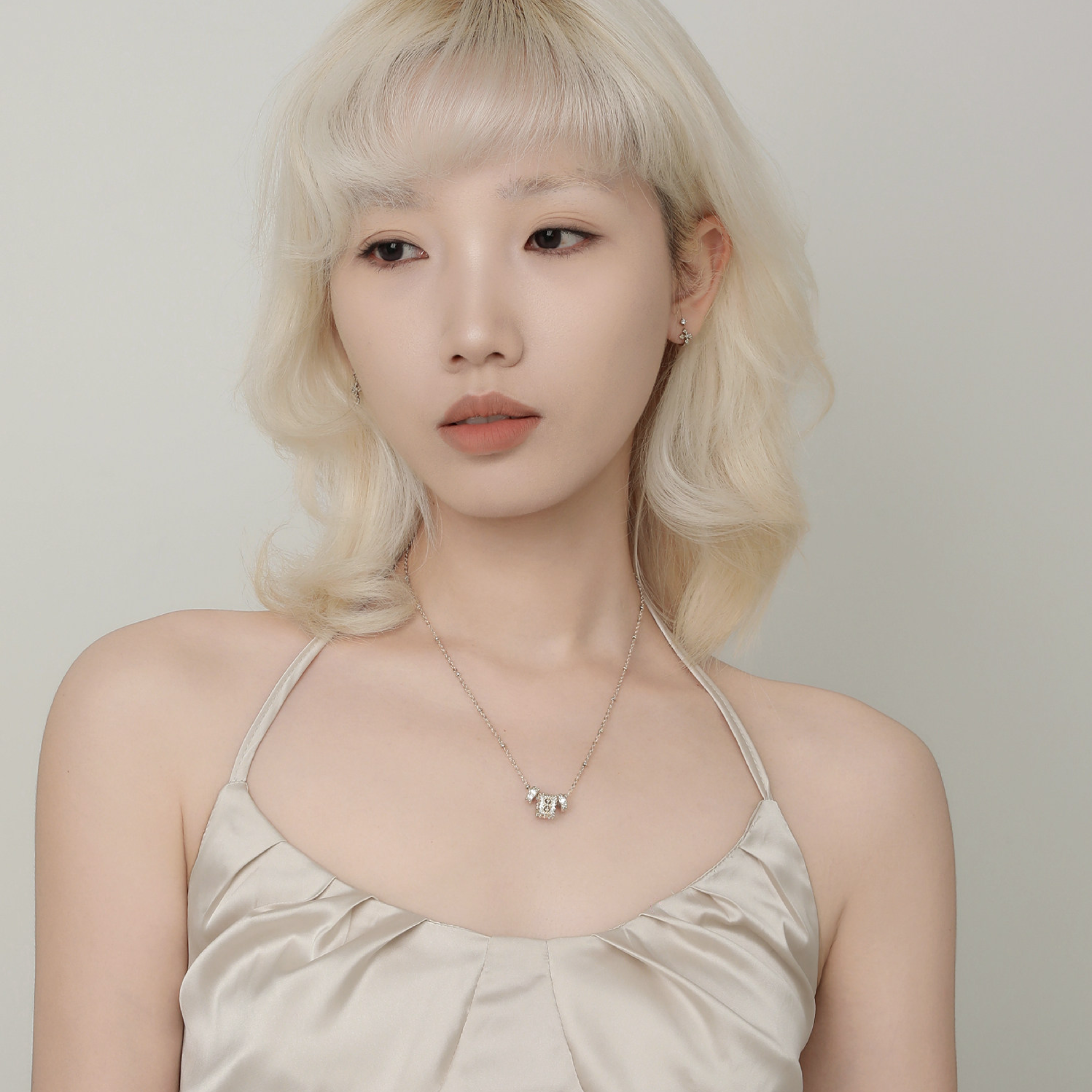 ROYAL SIGNET CHARM NECKLACE[SET ITEM]