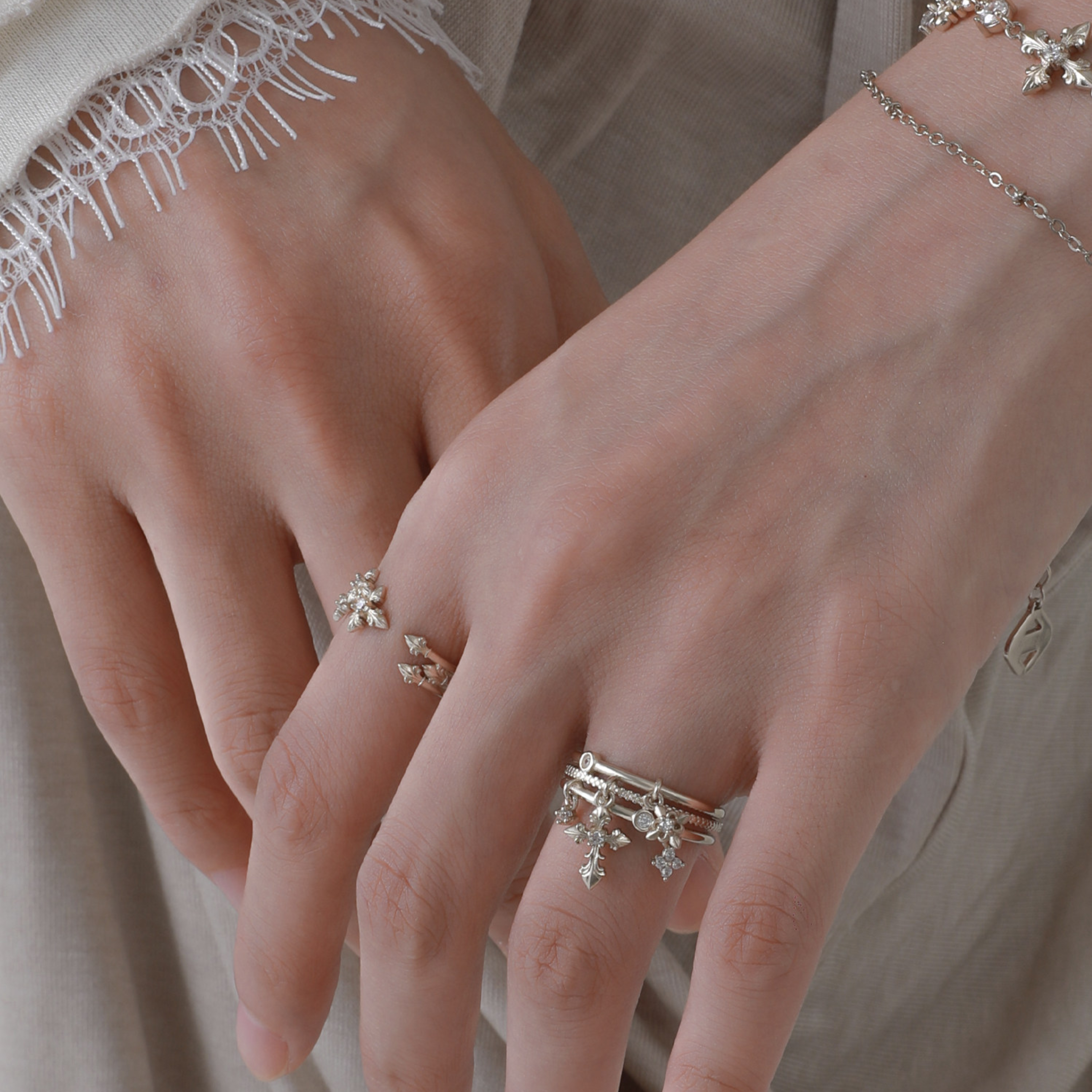 ROYAL SIGNET RING[SET ITEM]