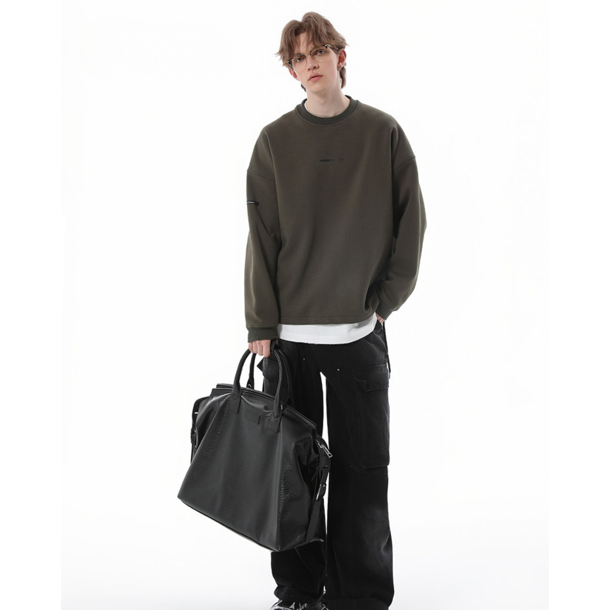 2WAY OVERSIZED BOSTON BAG