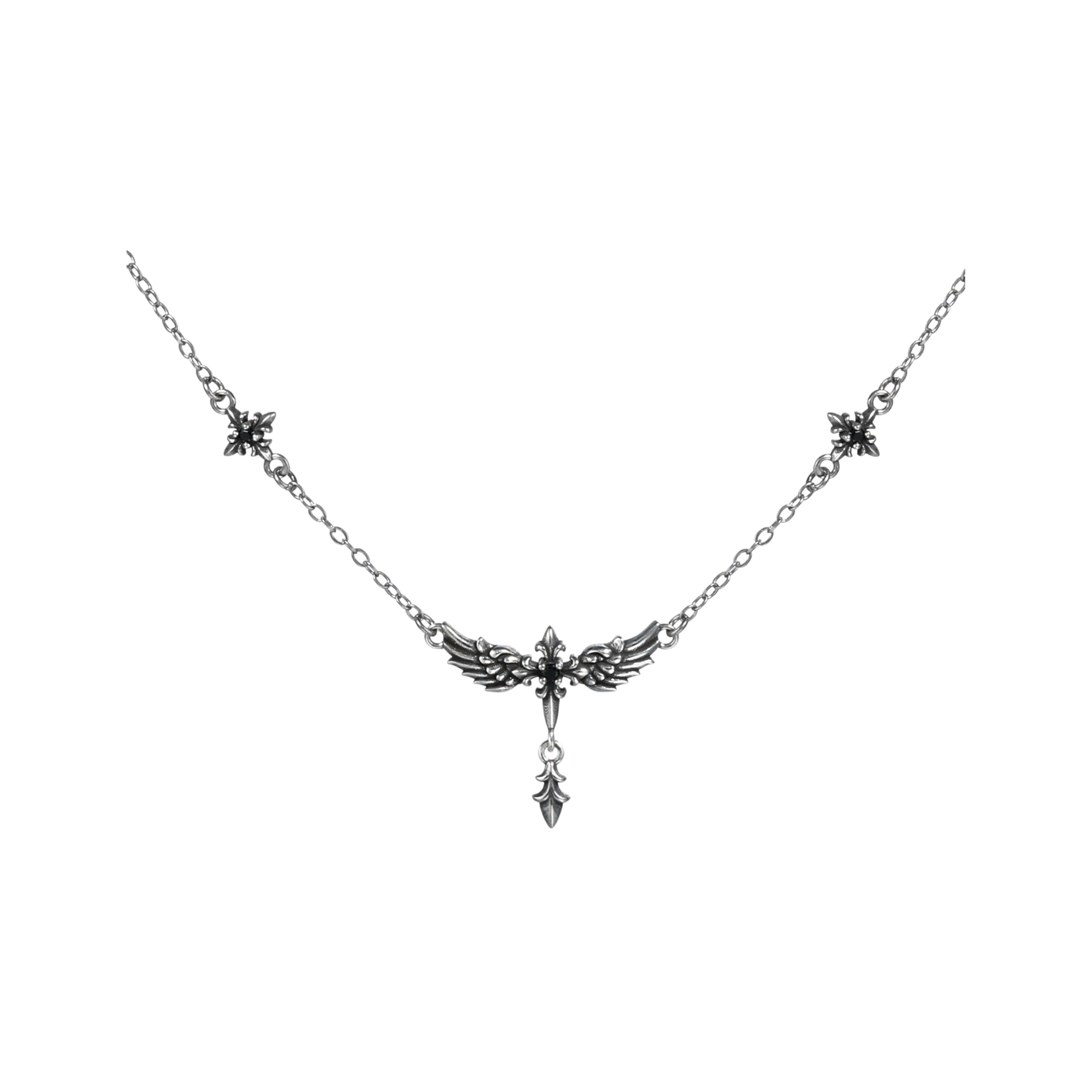 WING CROSS NECKLACE