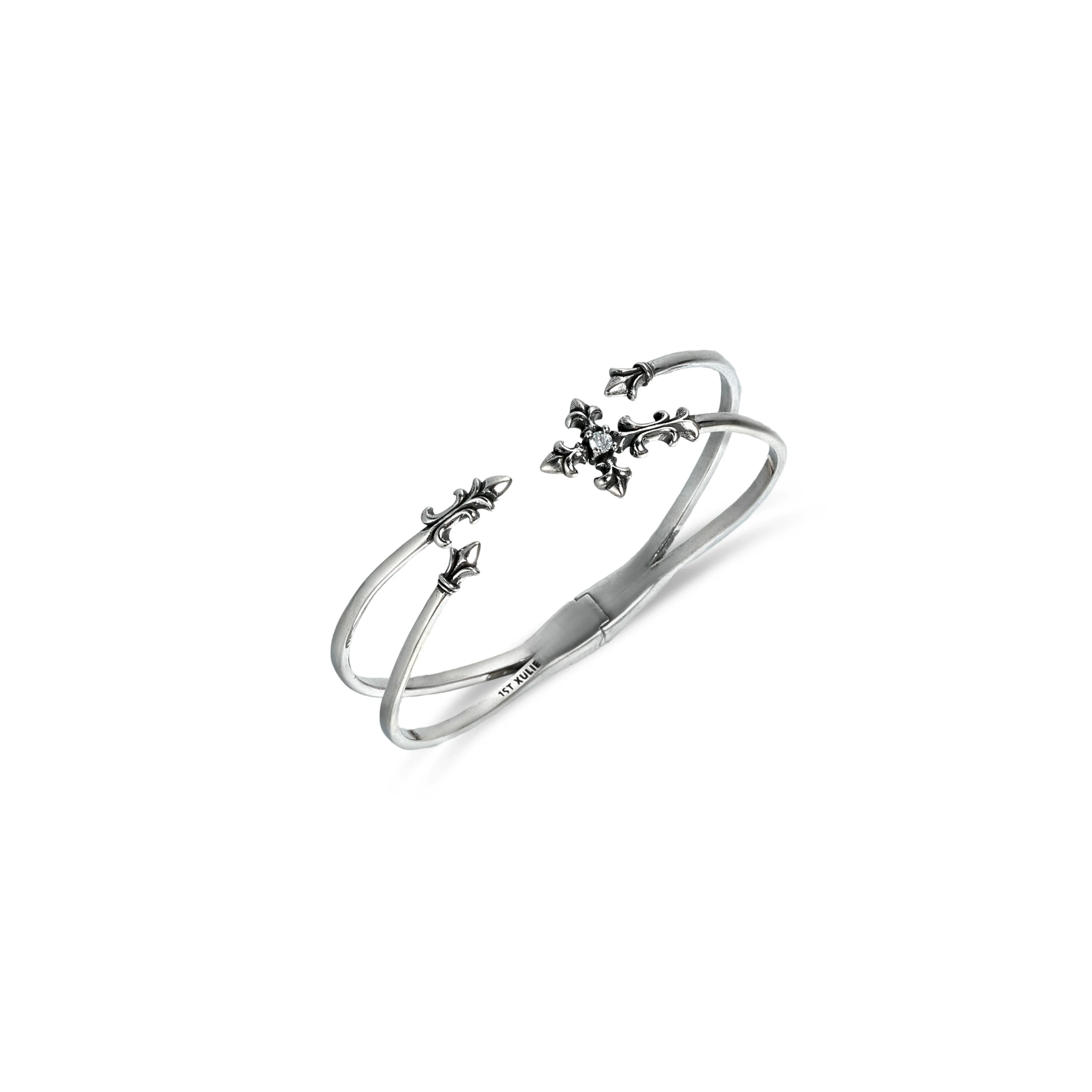 CRUCIFIX CROSS TWIST BRACELET[SET ITEM]