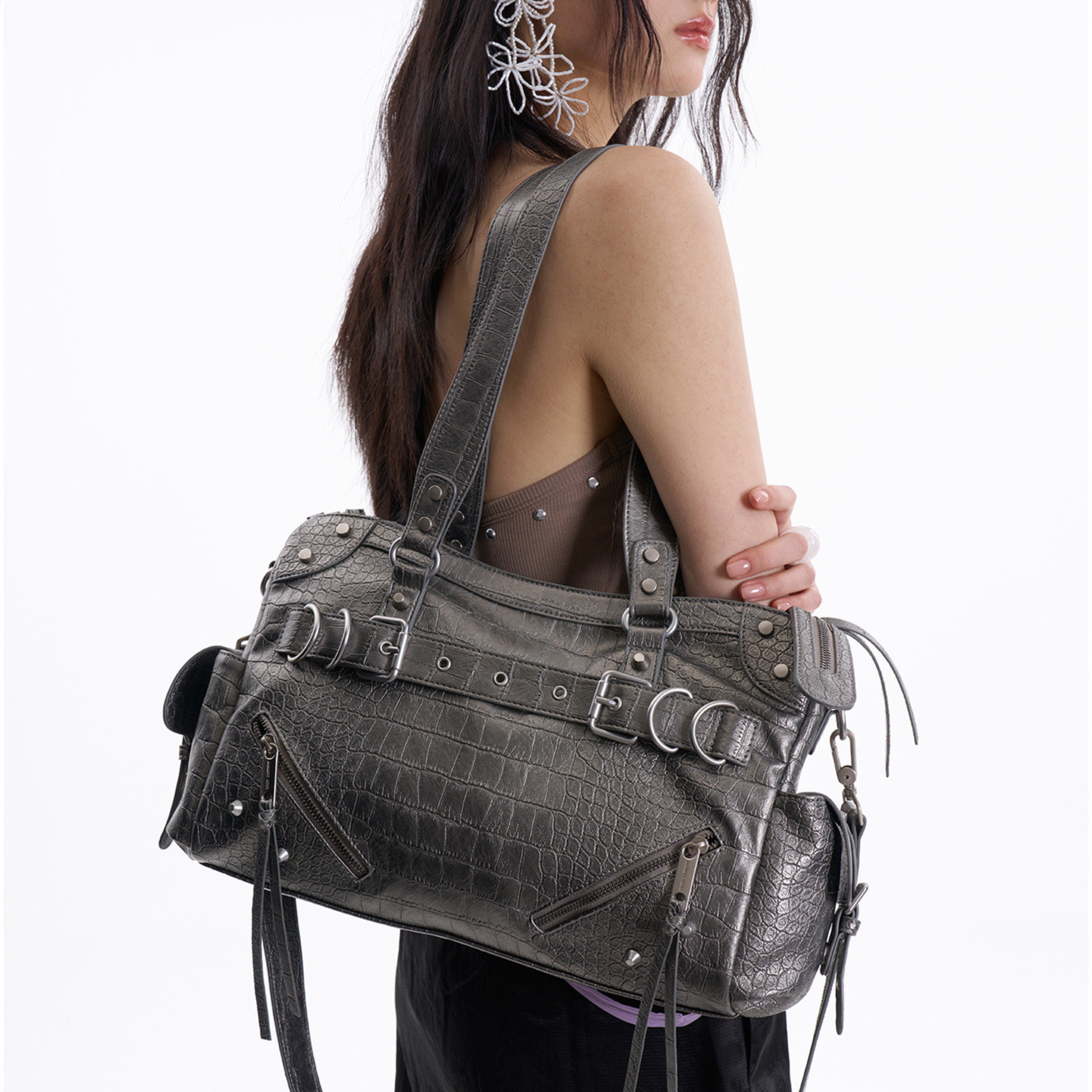 GRUNGE BELT SHOULDER BAG
