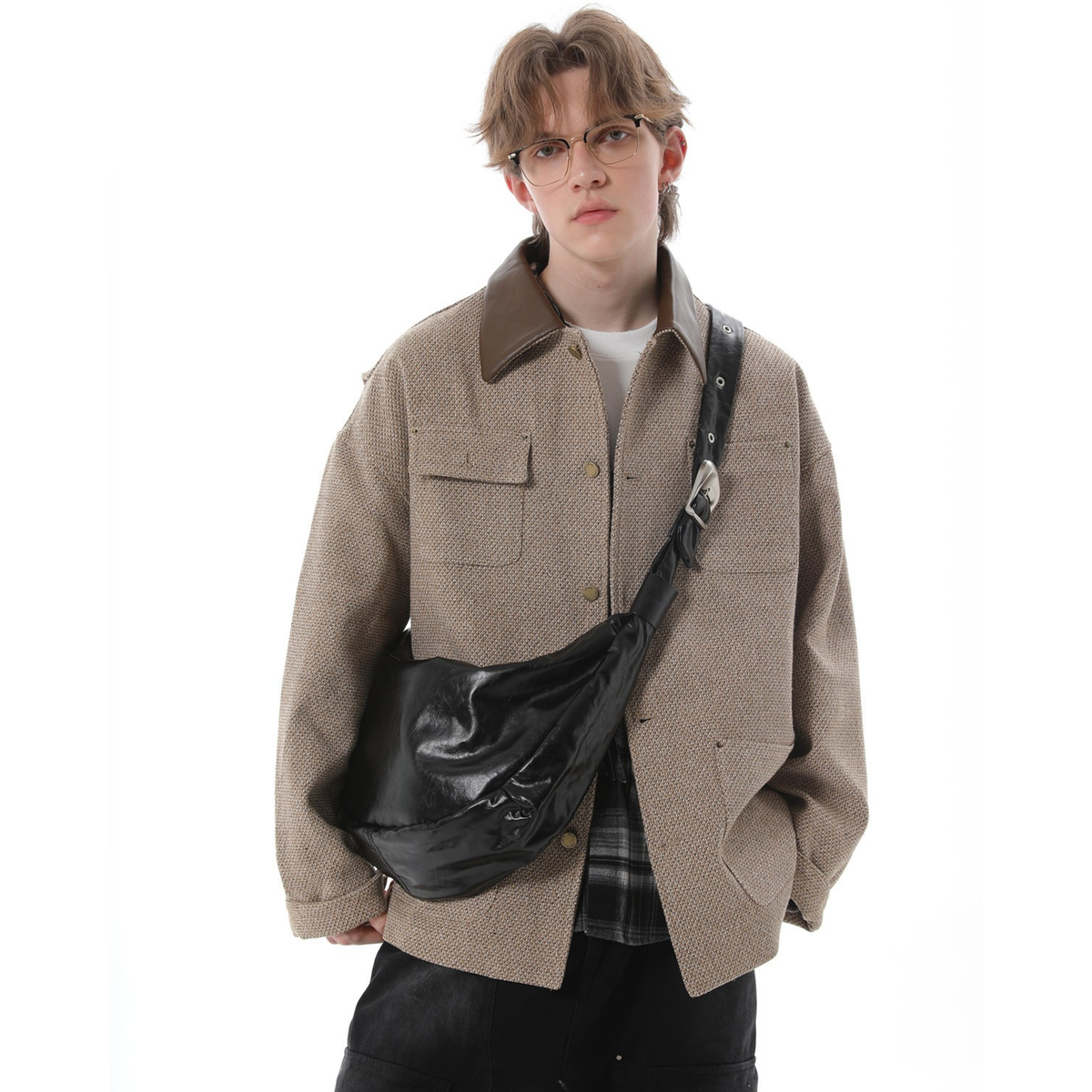 BUCKLE SLOUCH CROSSBODY BAG