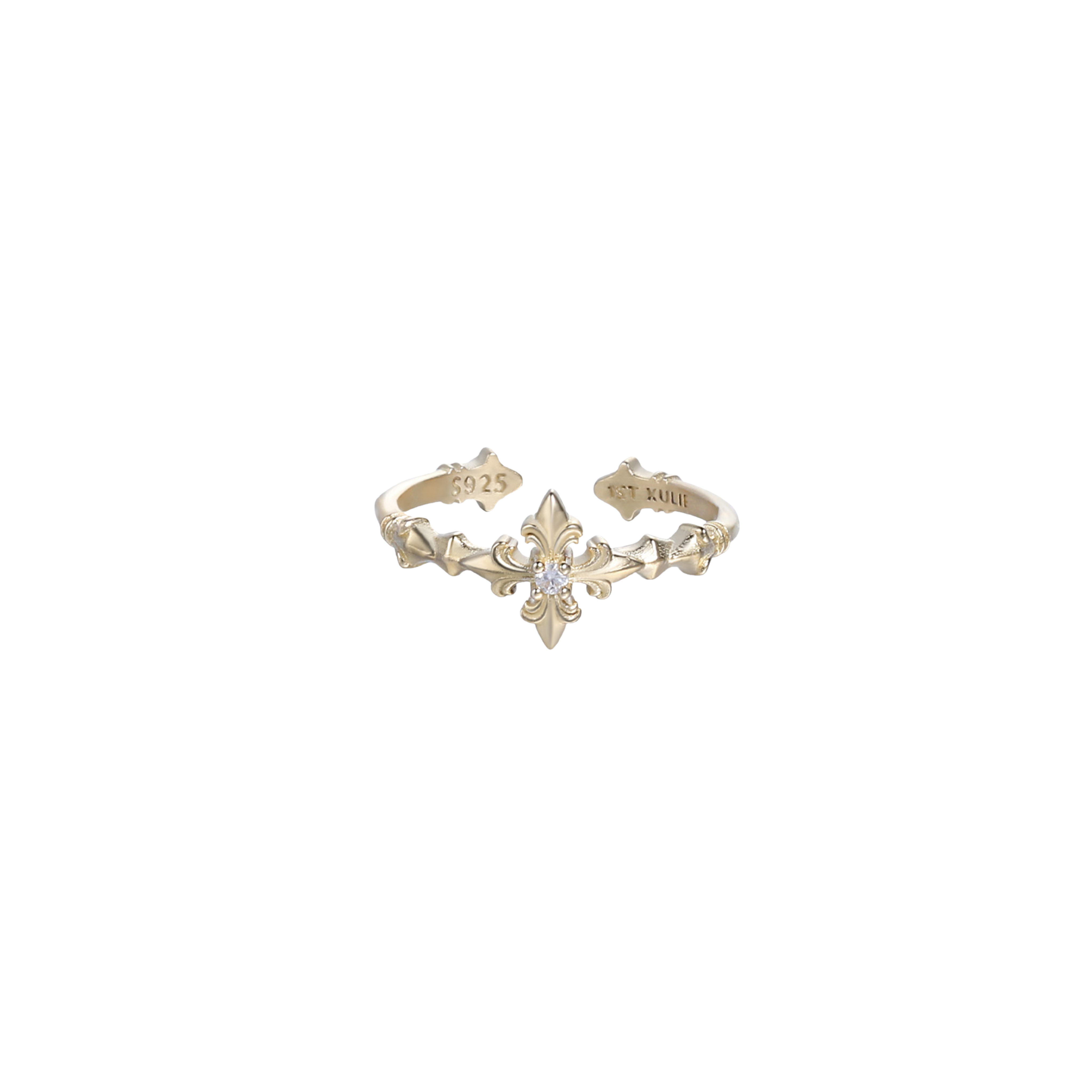 ROYAL SIGNET CROSS RING&BRACELET[SET ITEM]