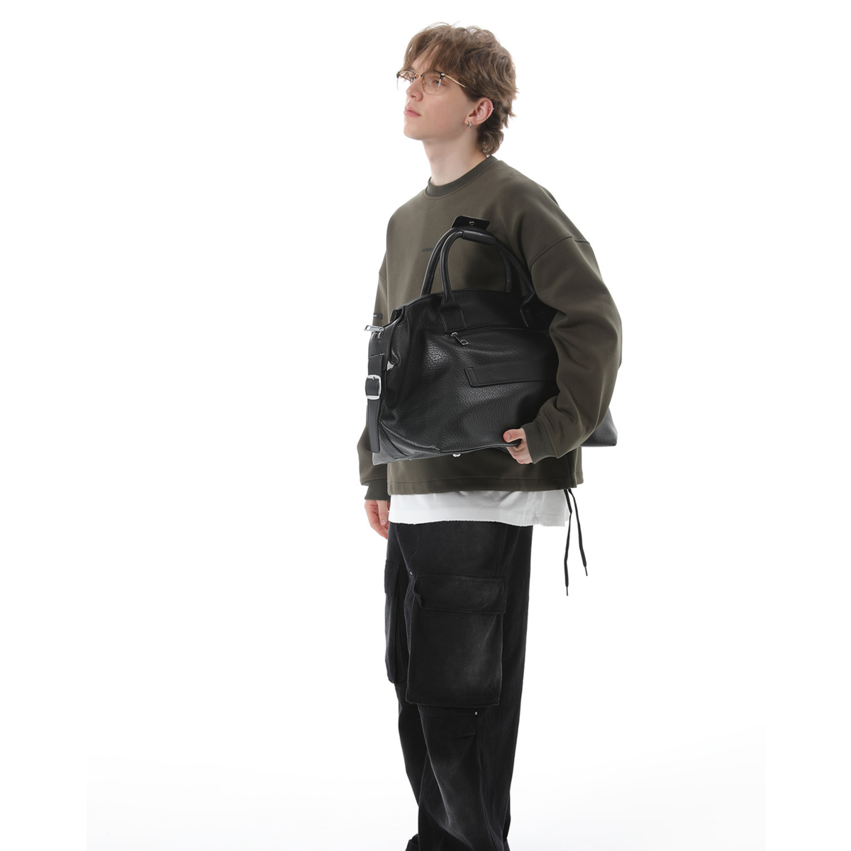 2WAY OVERSIZED BOSTON BAG