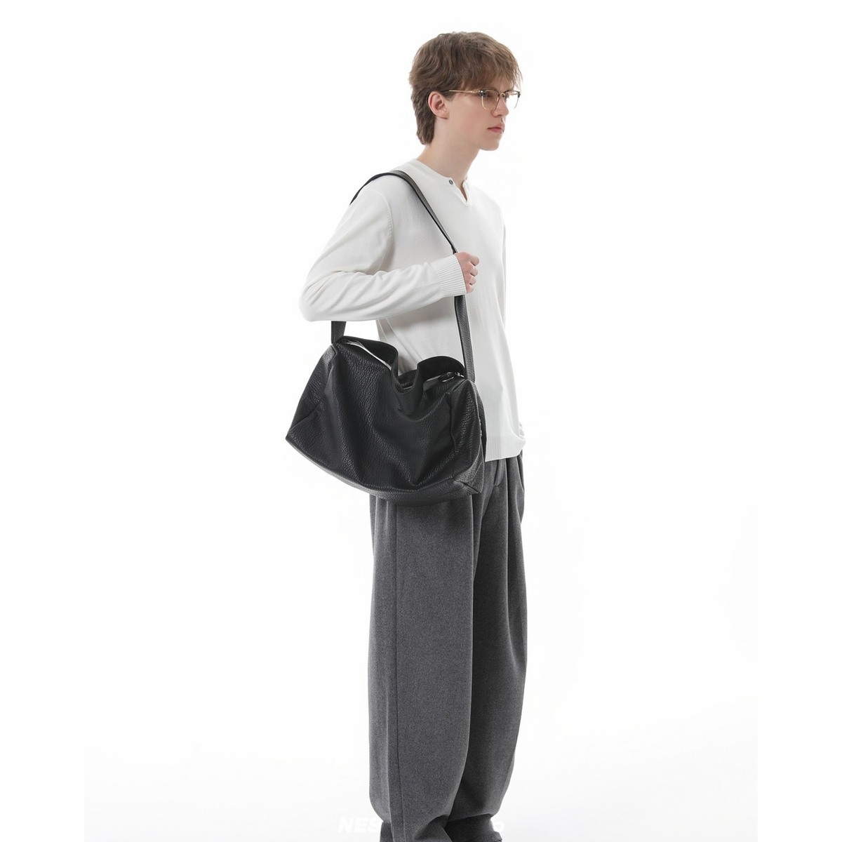 2WAY OVERSIZED SLOUCH SHOULDER BAG