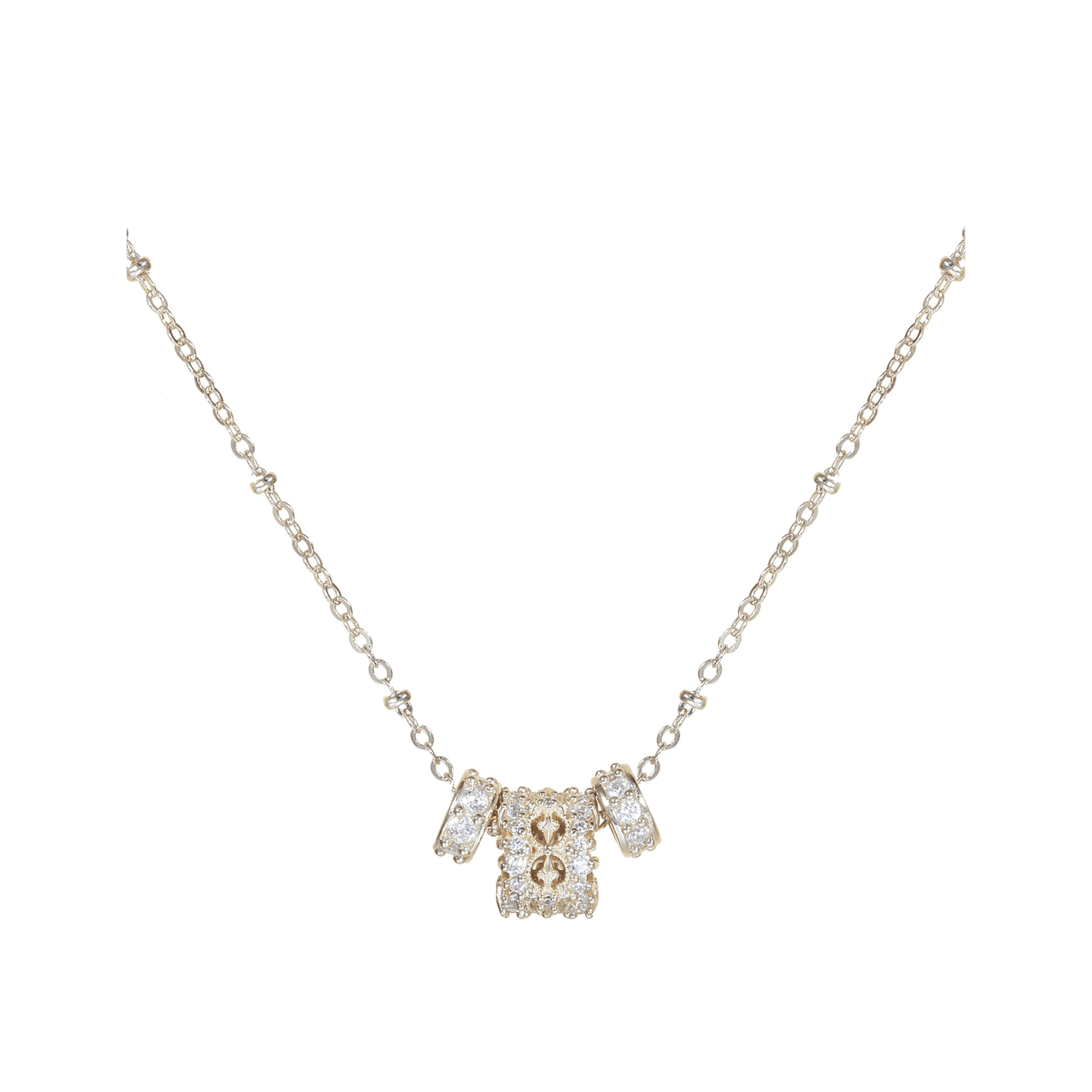 ROYAL SIGNET CHARM NECKLACE[SET ITEM]