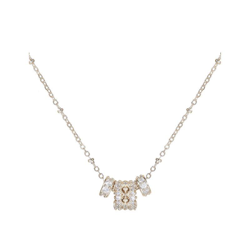 ROYAL SIGNET CHARM NECKLACE[SET ITEM]