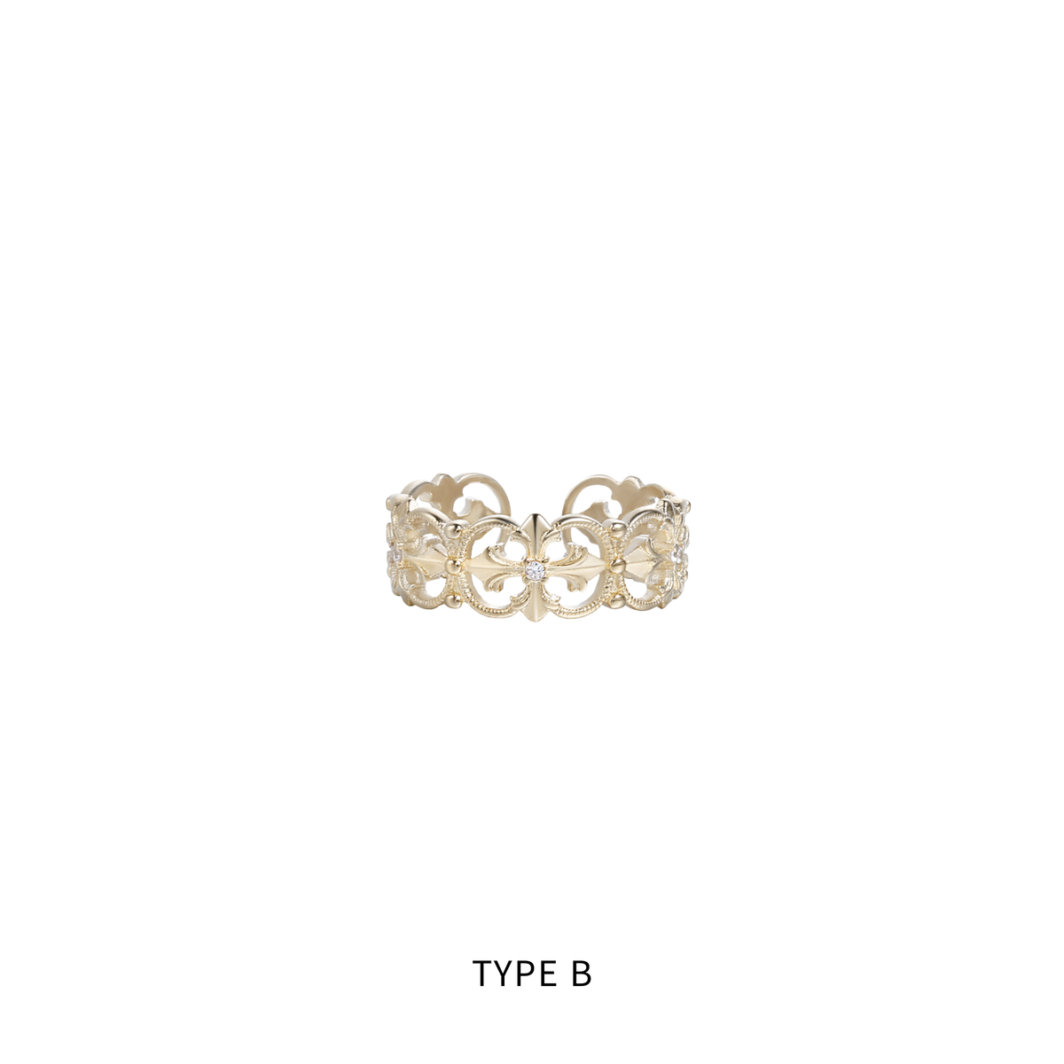 S925 ROYAL SIGNET CROSS RING