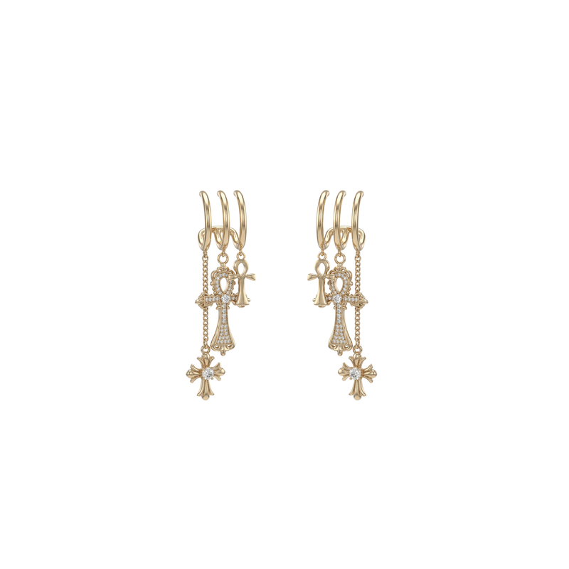 TRINITY CROSS CHARM PIERCE