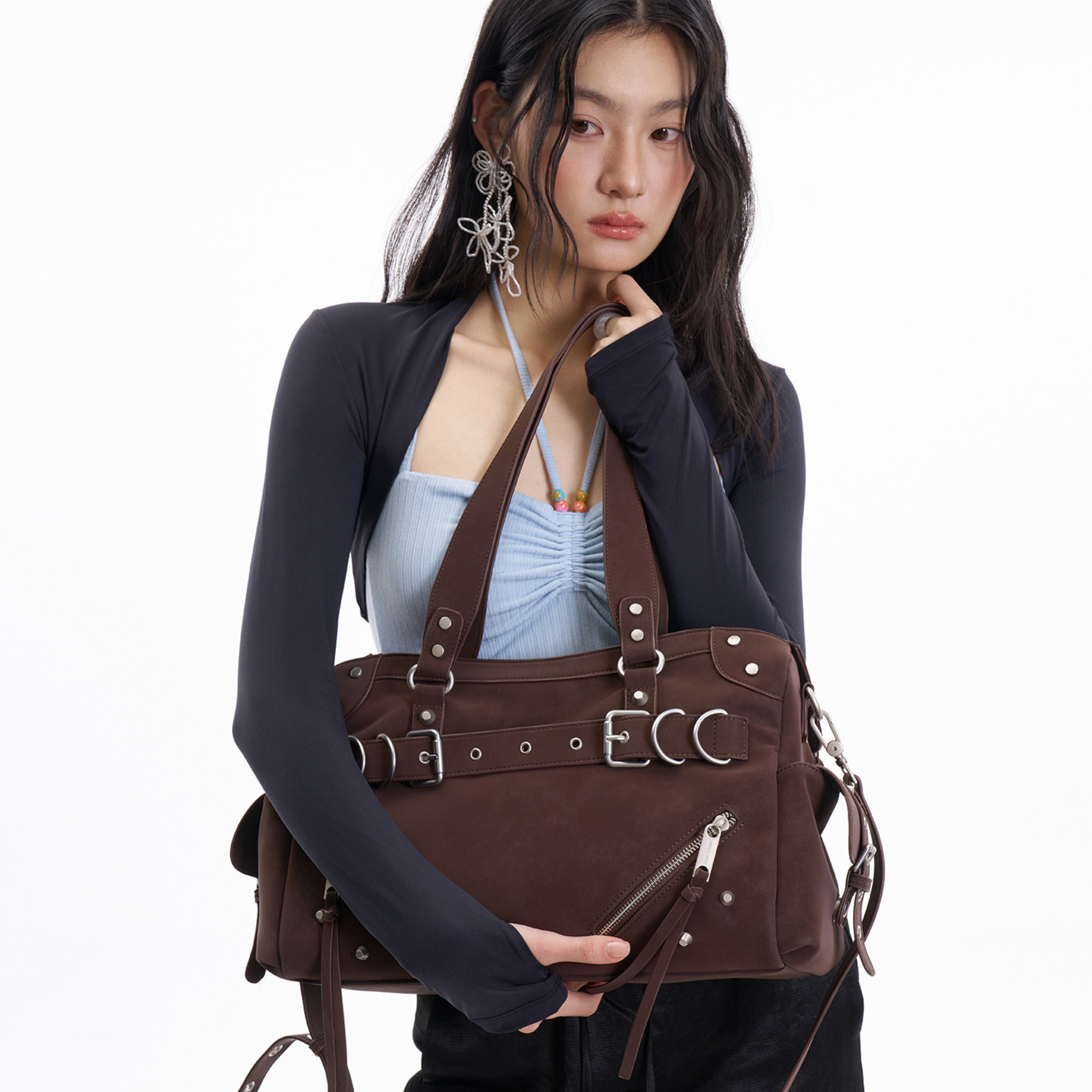 GRUNGE BELT SHOULDER BAG
