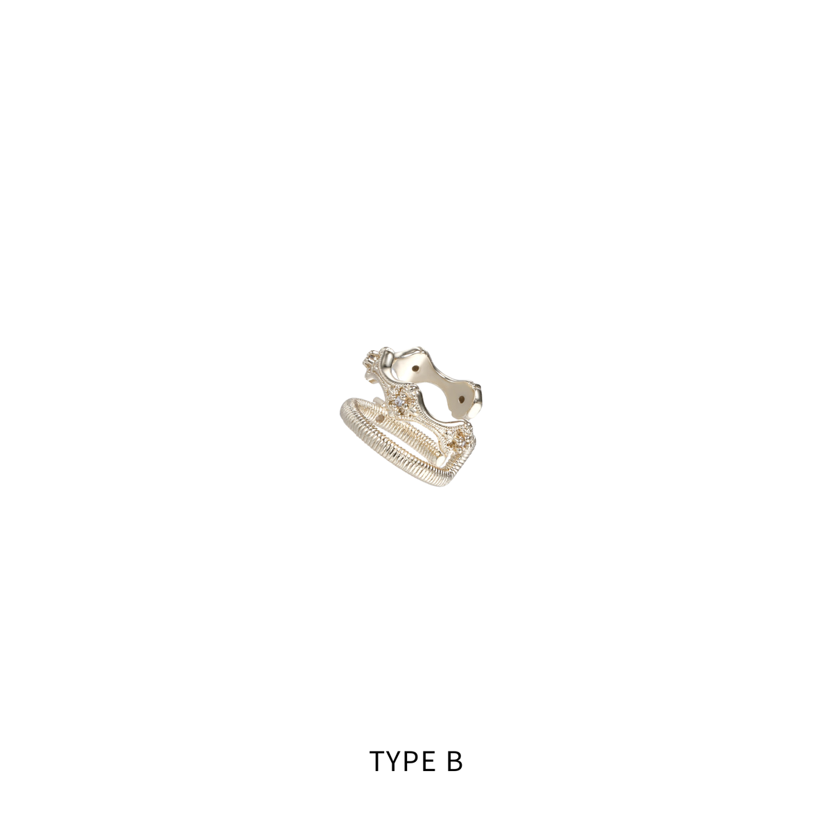 S925 ROYAL SIGNET EAR CUFF