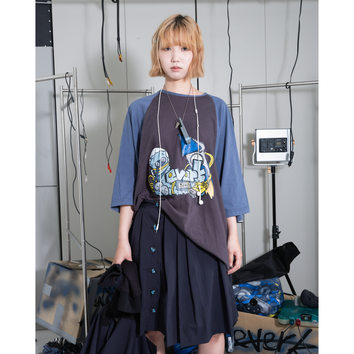 Pleated skirt