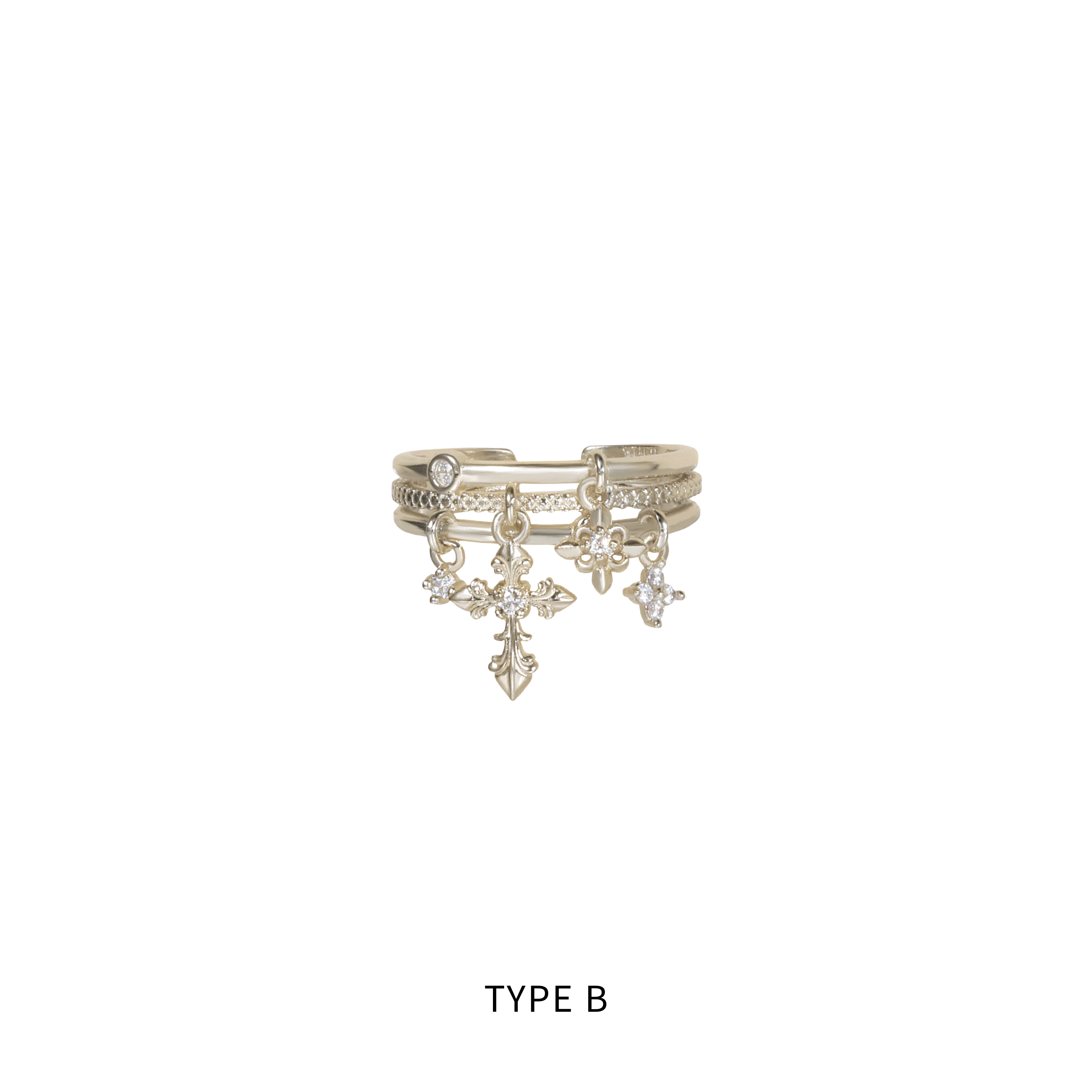 ROYAL SIGNET RING[SET ITEM]