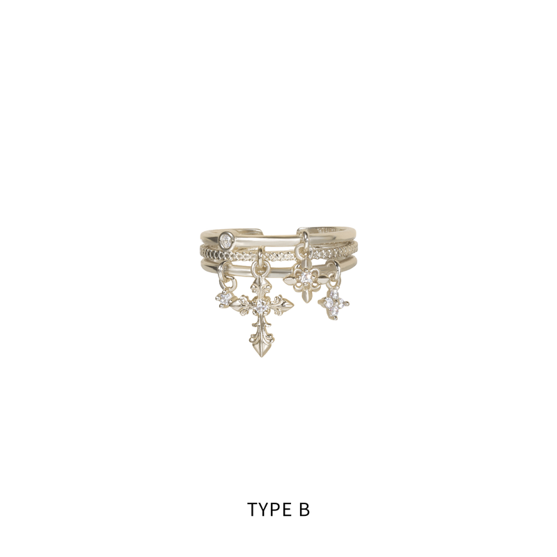 ROYAL SIGNET RING[SET ITEM]