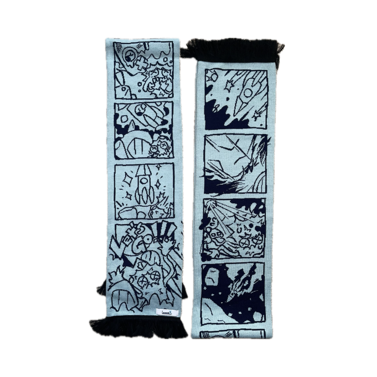 8-Panel Comic Scarf