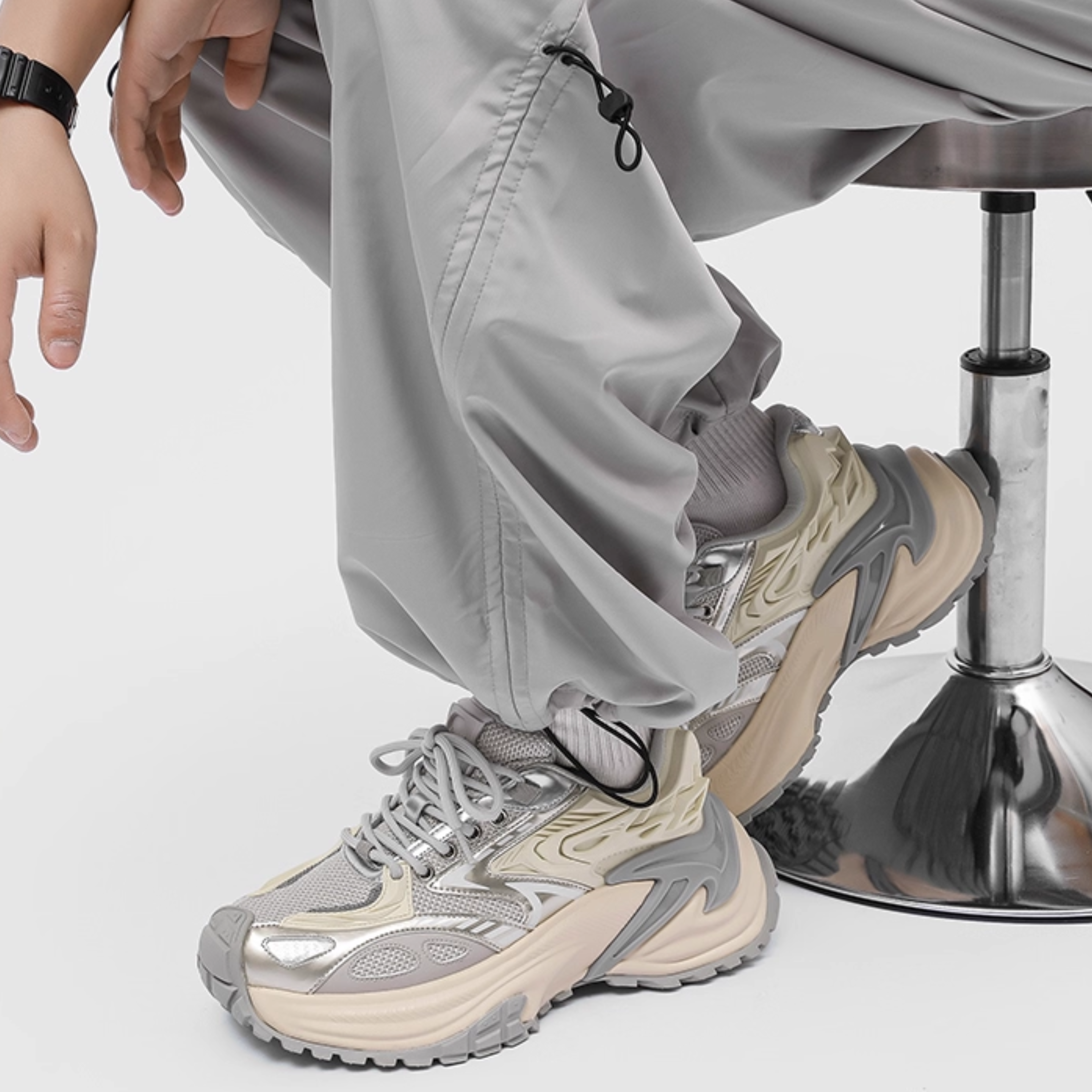 NEO ORBIT DAD SNEAKERS / LIGHT BEIGE×GREY