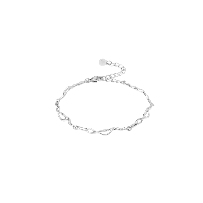 S925 TWIST BRACELET[SET ITEM]
